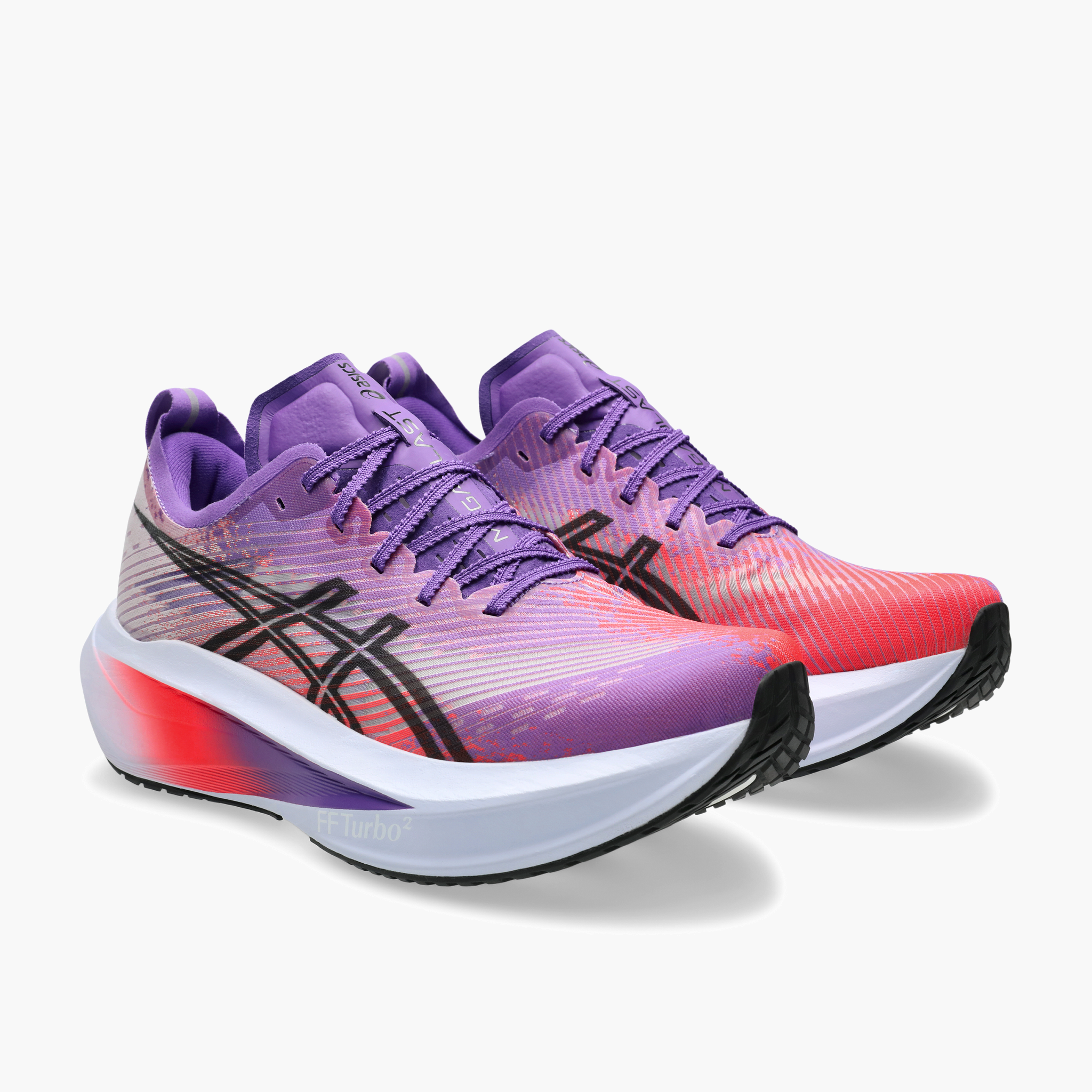 3/4 angle shot of All Gender Megablast in Edo Purple / Black