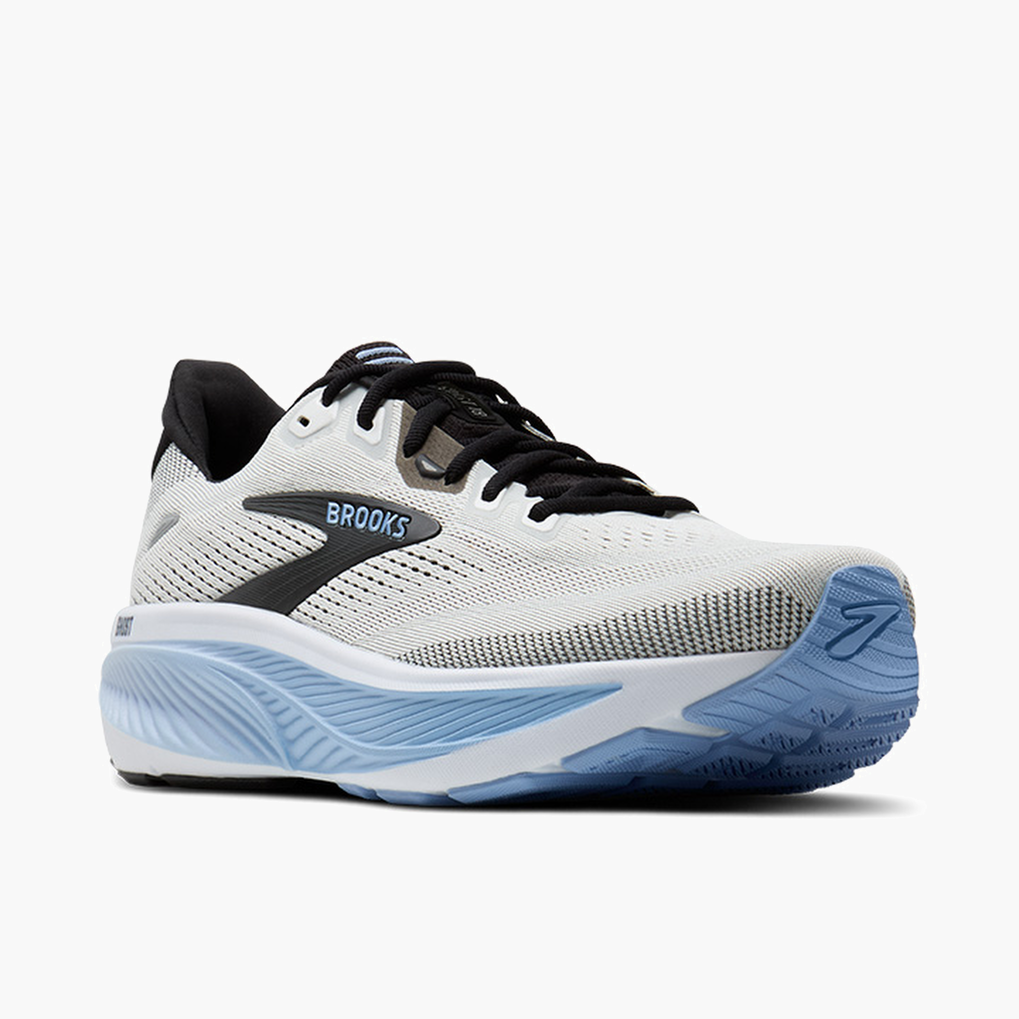 3/4 angle shot of Men's Ghost 18 in White / Black / Open Air