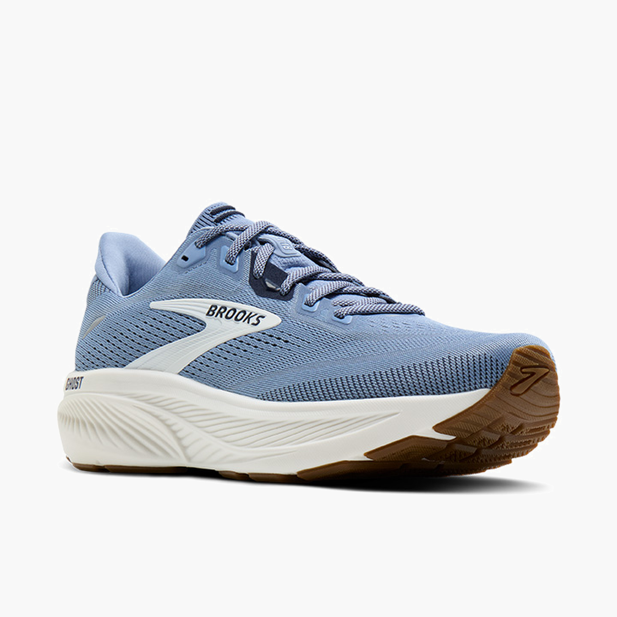 3/4 angle shot of Men's Ghost 18 in Rain Washed / Navy / Coconut