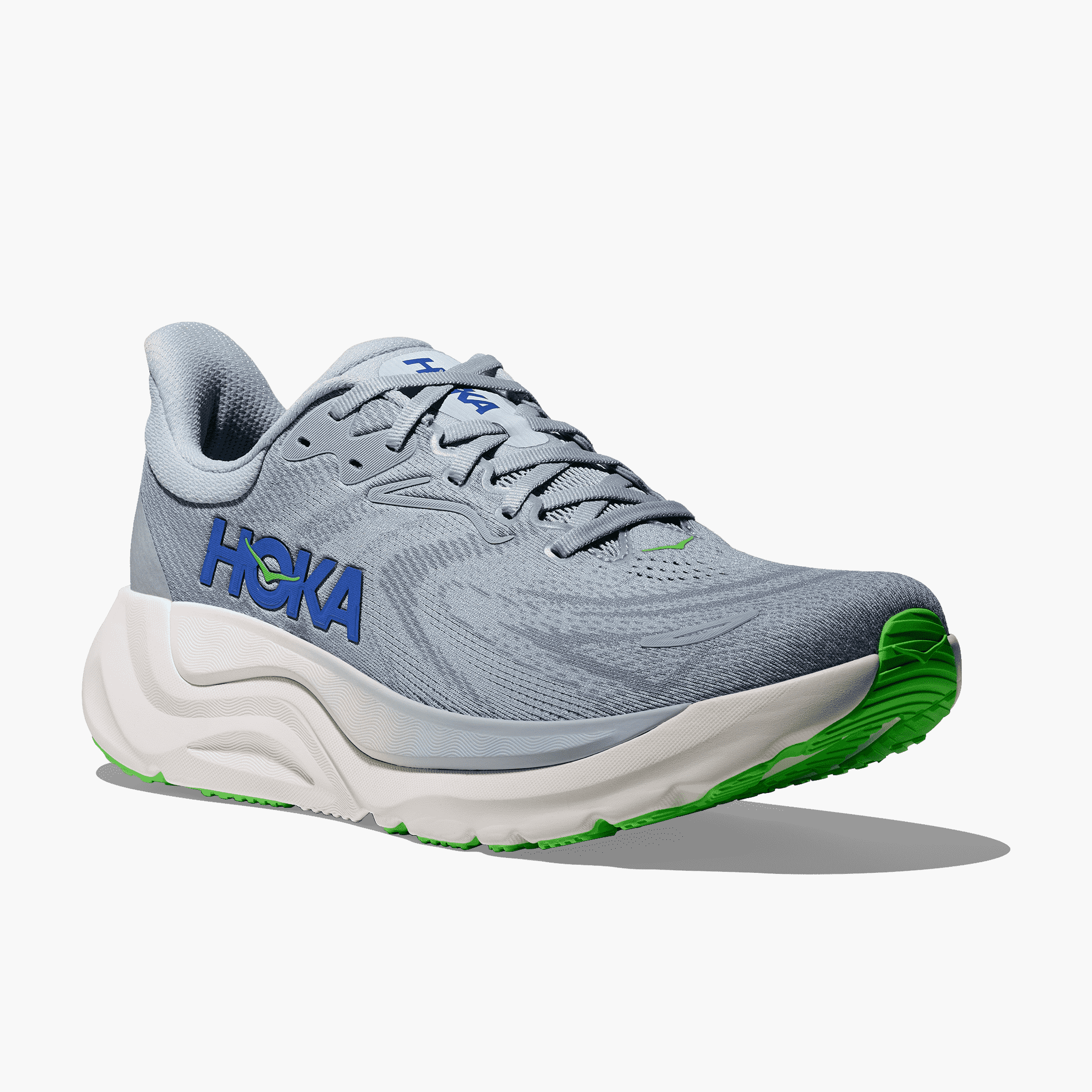 3/4 angle shot of Men's Arahi 8 in Mineral Blue  /  Washed Blue