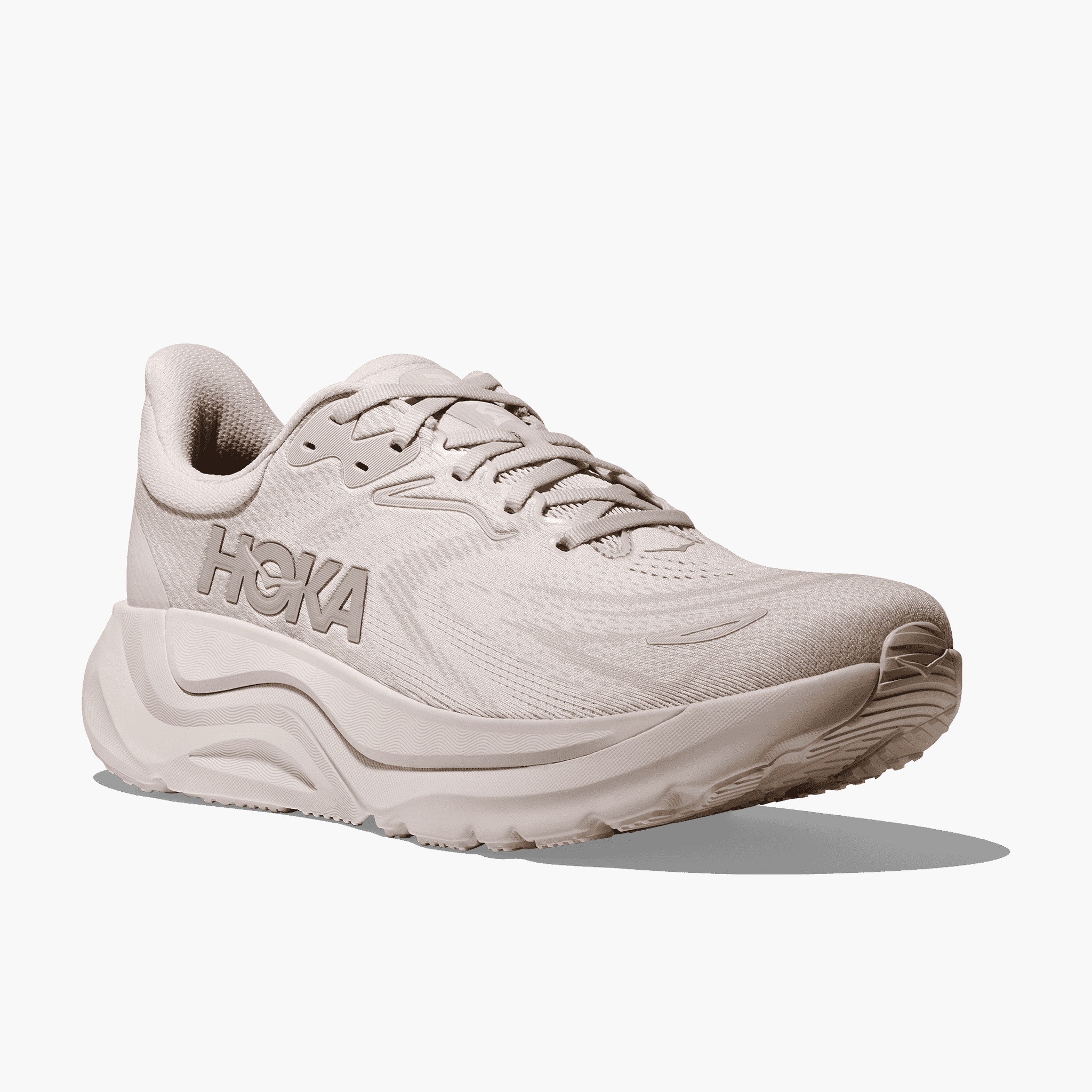 3/4 angle shot of Men's Arahi 8 in Grout  /  Putty