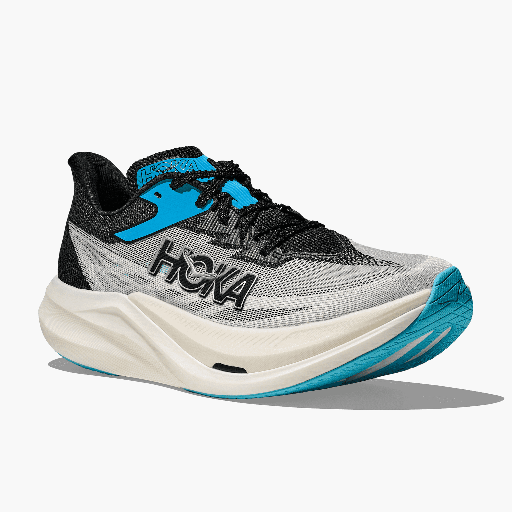 3/4 angle shot of All Gender Rocket X 3 in White  /  Black