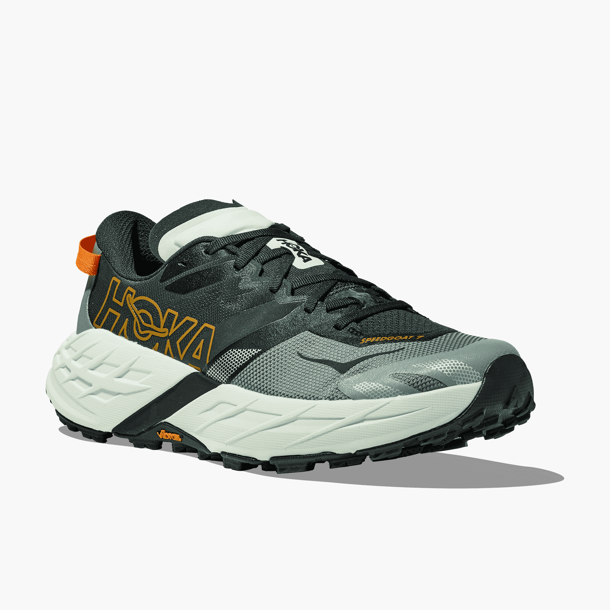 3/4 angle shot of Men's Speedgoat 7 in Bay Leaf  /  Sea Glass