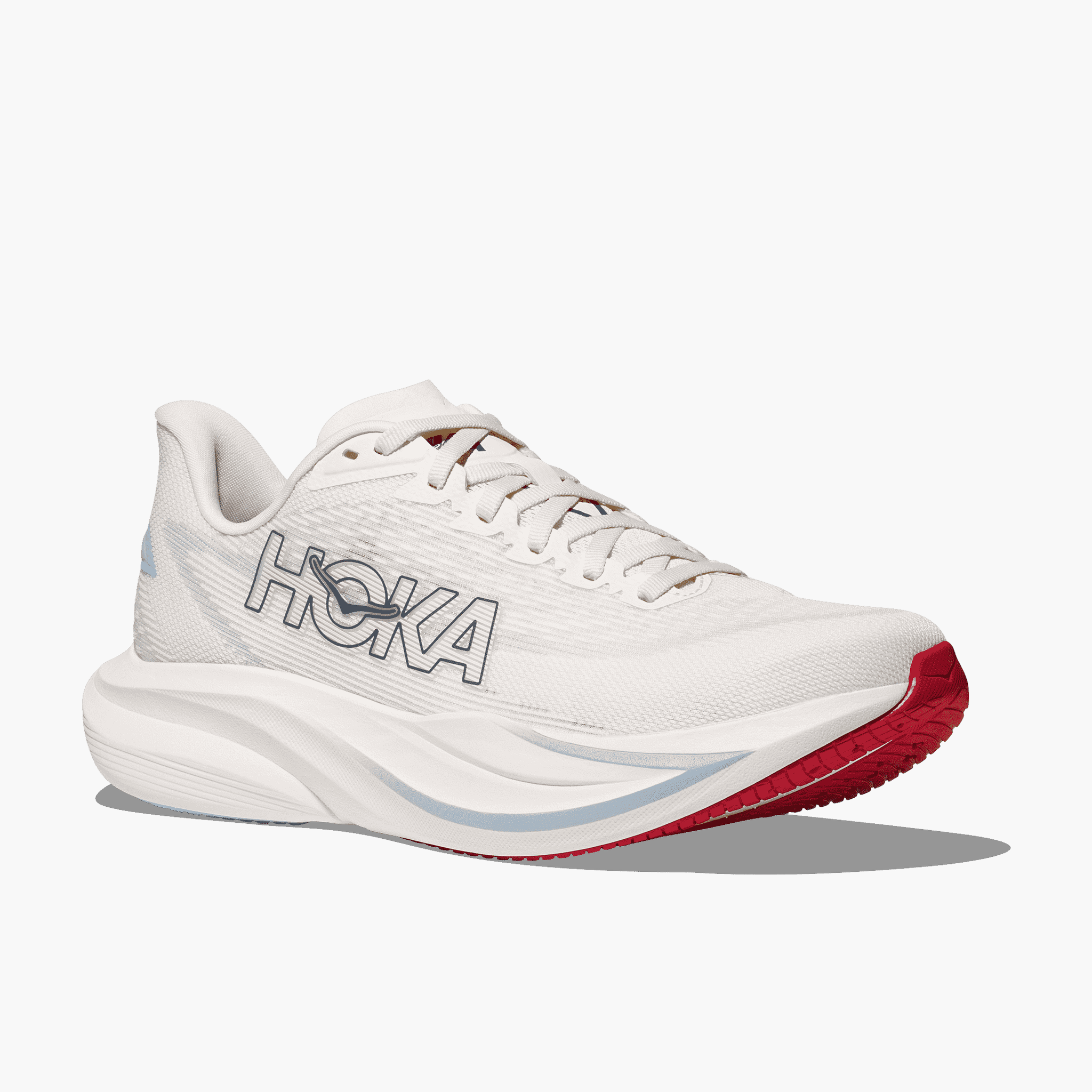 3/4 angle shot of Women's Mach 7 in Alabaster  /  Soaring Blue