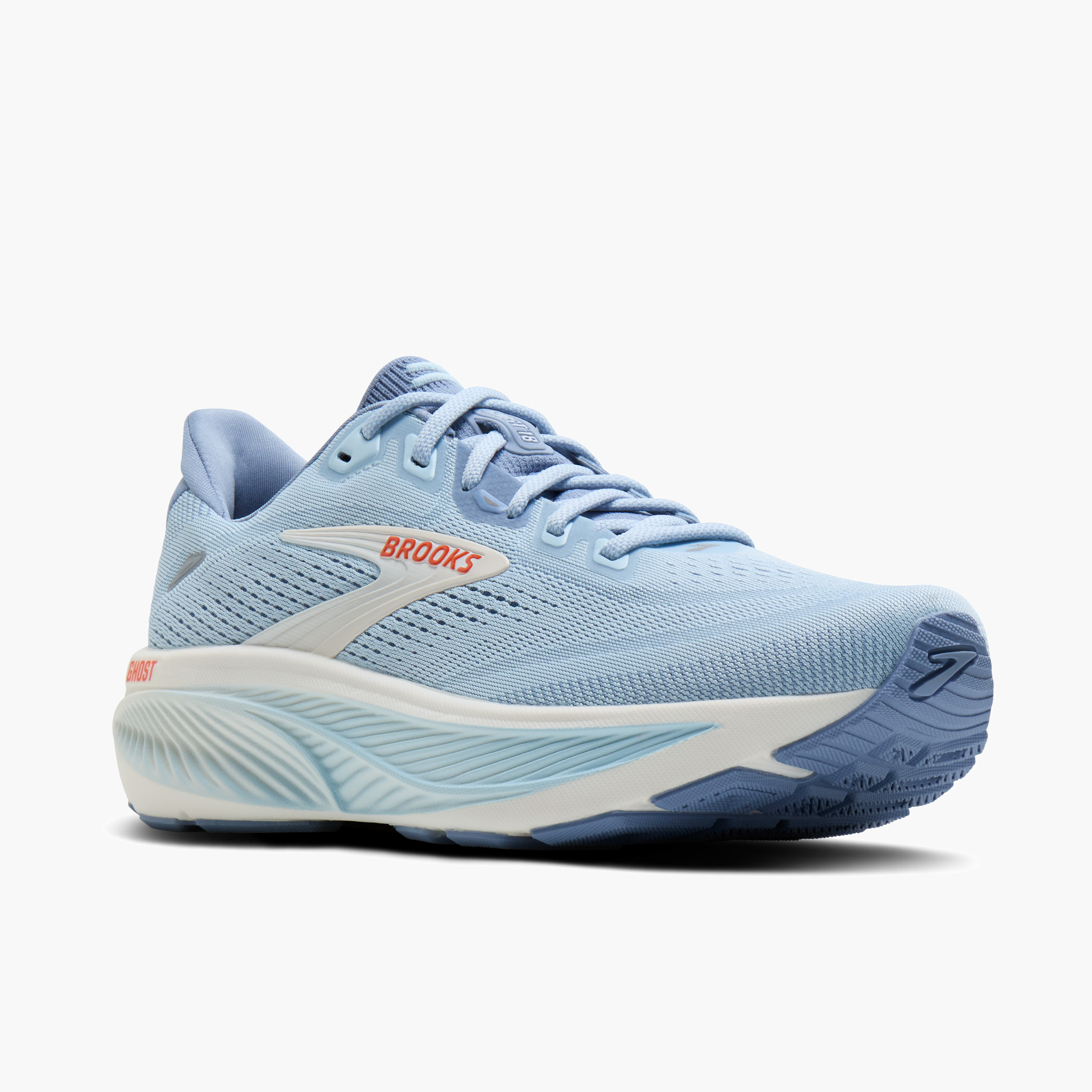 3/4 angle shot of Women's Ghost 18 in Nantucket / Tigerlily / Coconut
