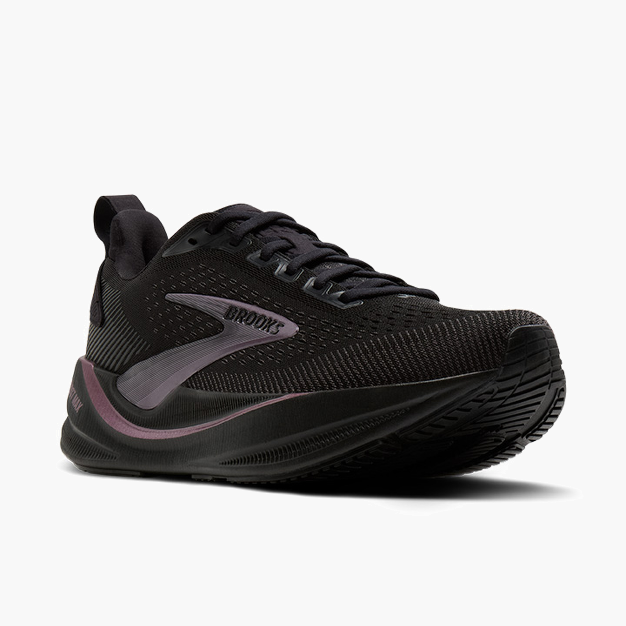 3/4 angle shot of Women's Ghost Max 4 in Black / Black / Rose Gold