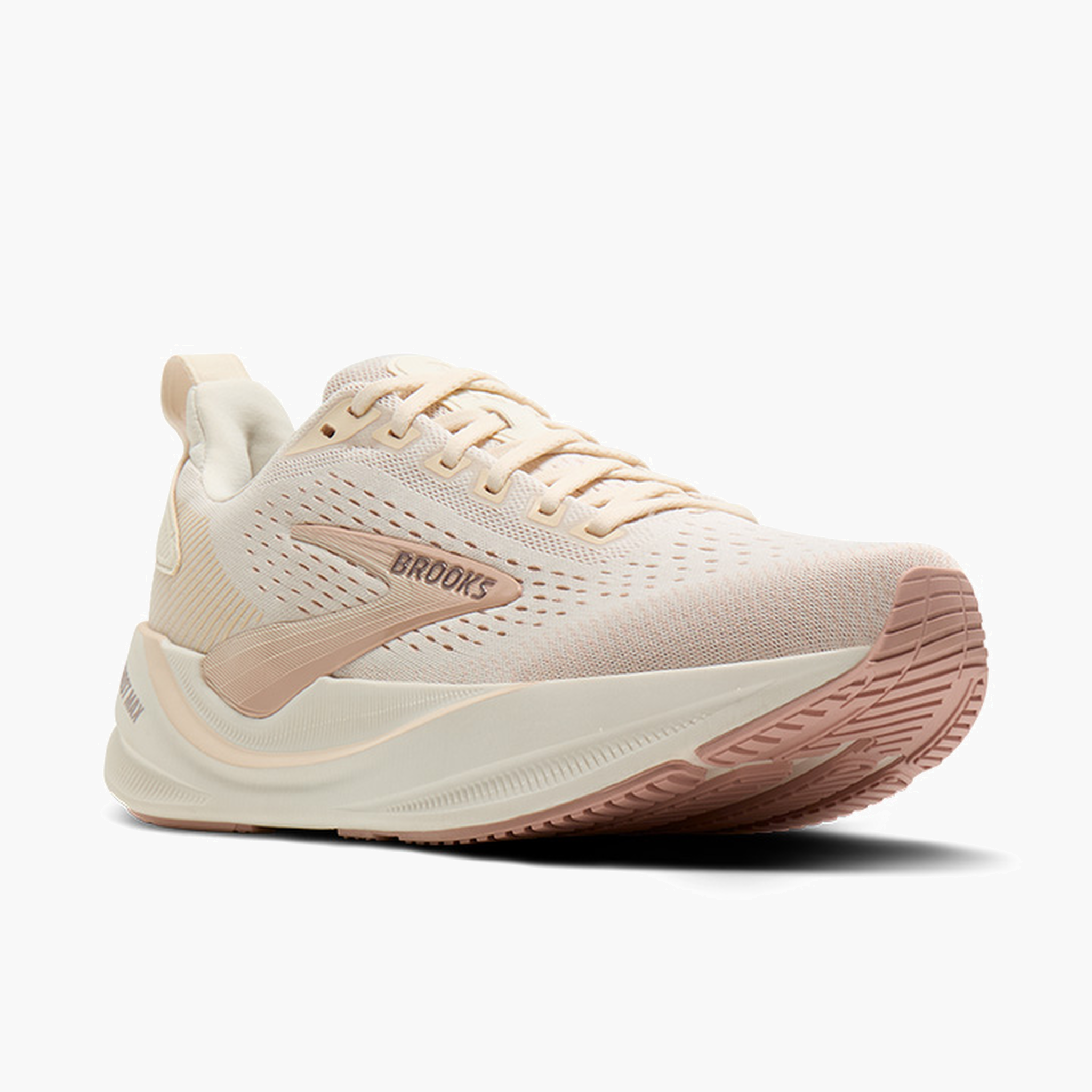 3/4 angle shot of Women's Ghost Max 4 in Arctic Wolf / Rose / Coconut