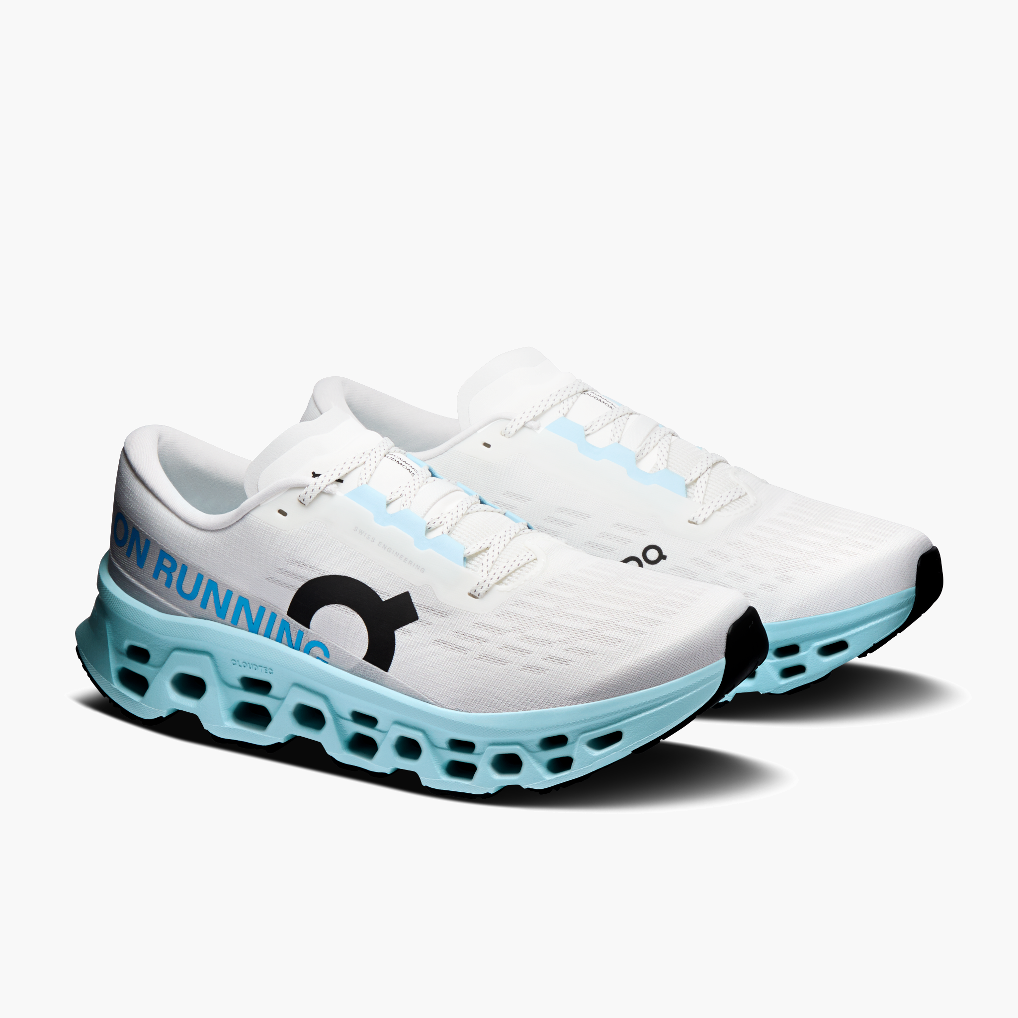 3/4 angle shot of Men's Cloudmonster 3 in Ivory | Topaz