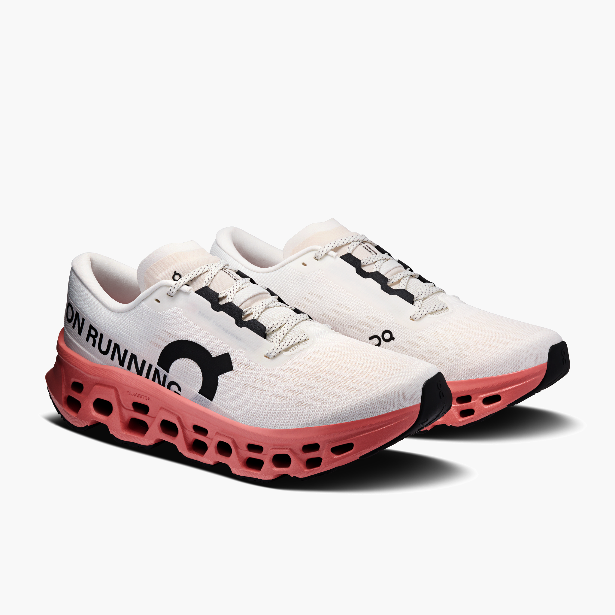 3/4 angle shot of Men's Cloudmonster 3 in Ivory | Dustrose
