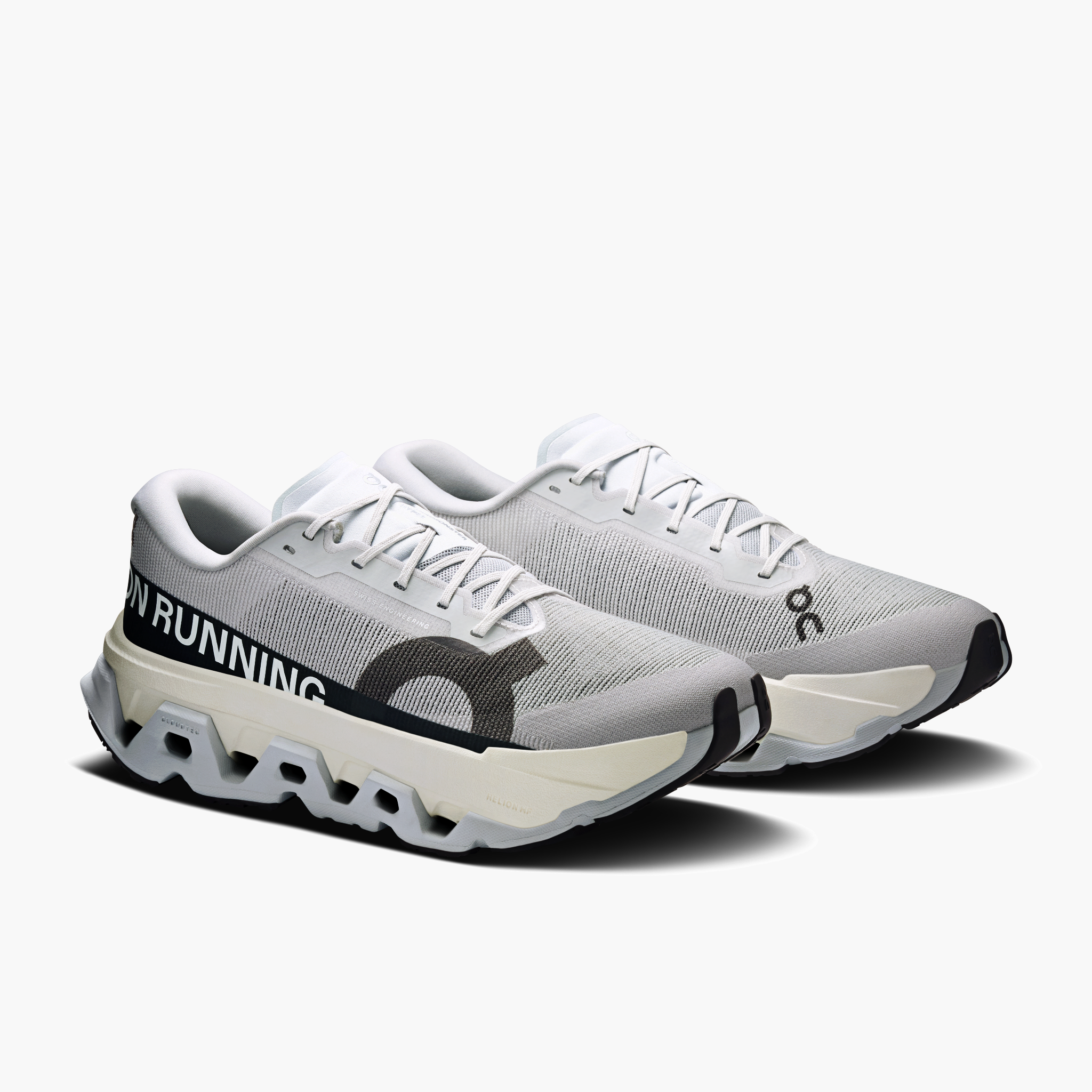 3/4 angle shot of Men's Cloudmonster 3 Hyper in Glacier | Black