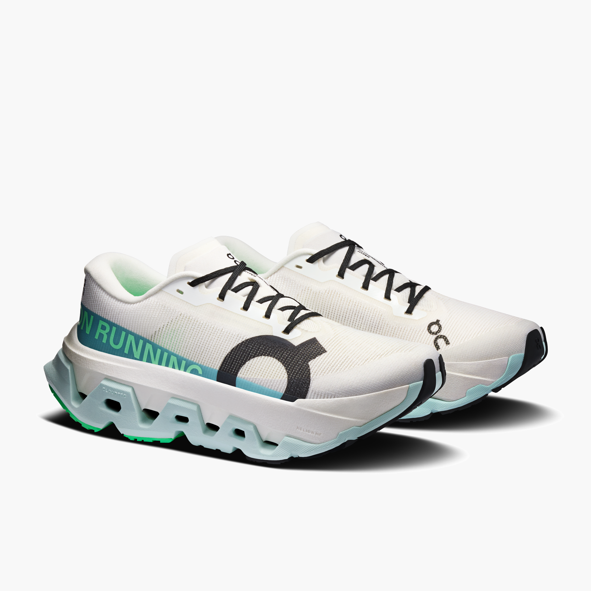 3/4 angle shot of Women's Cloudmonster 3 Hyper in Ivory | Flurry