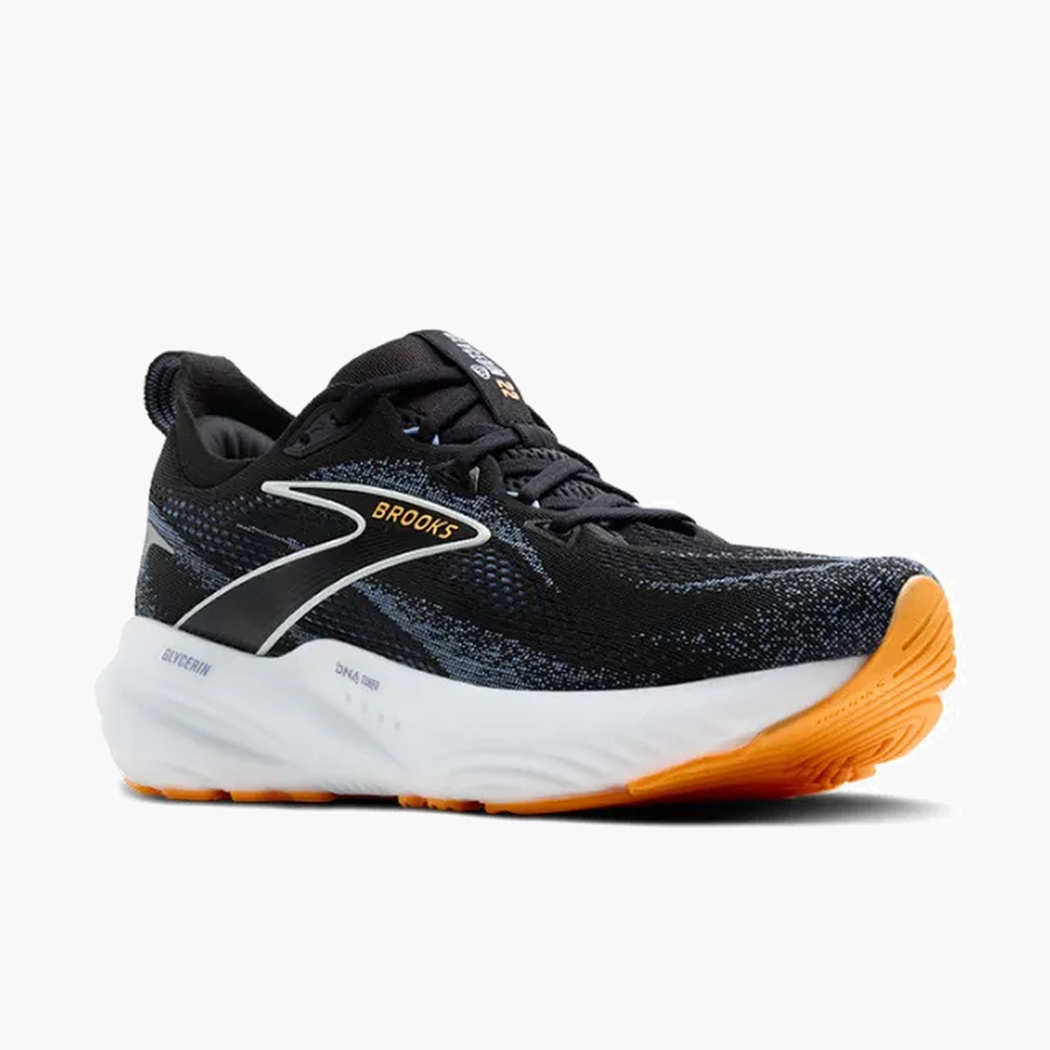 Men s Glycerin 22 in Black / Country Blue / Orange Pop - 3
