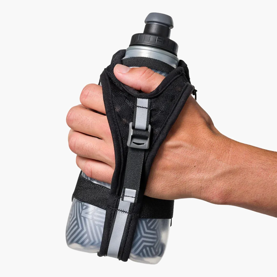 SpeedDraw Insulated 18oz Flask v2 in Black / Reflective Silver - 3