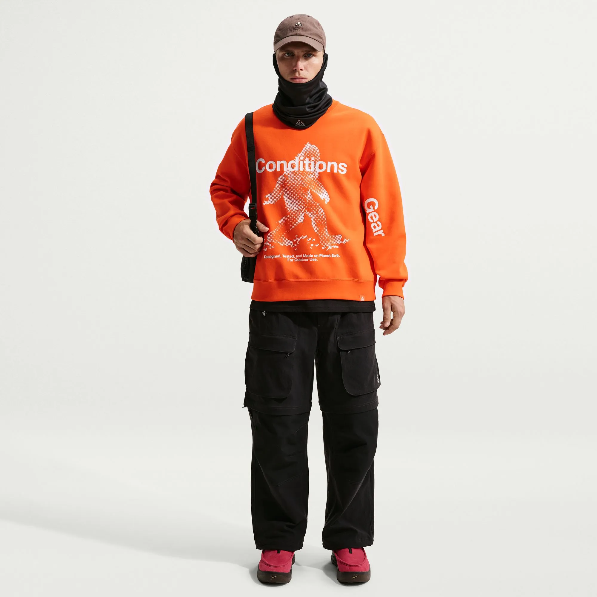 All Gender ACG Tuff Fleece Pullover in Safety Orange - 3