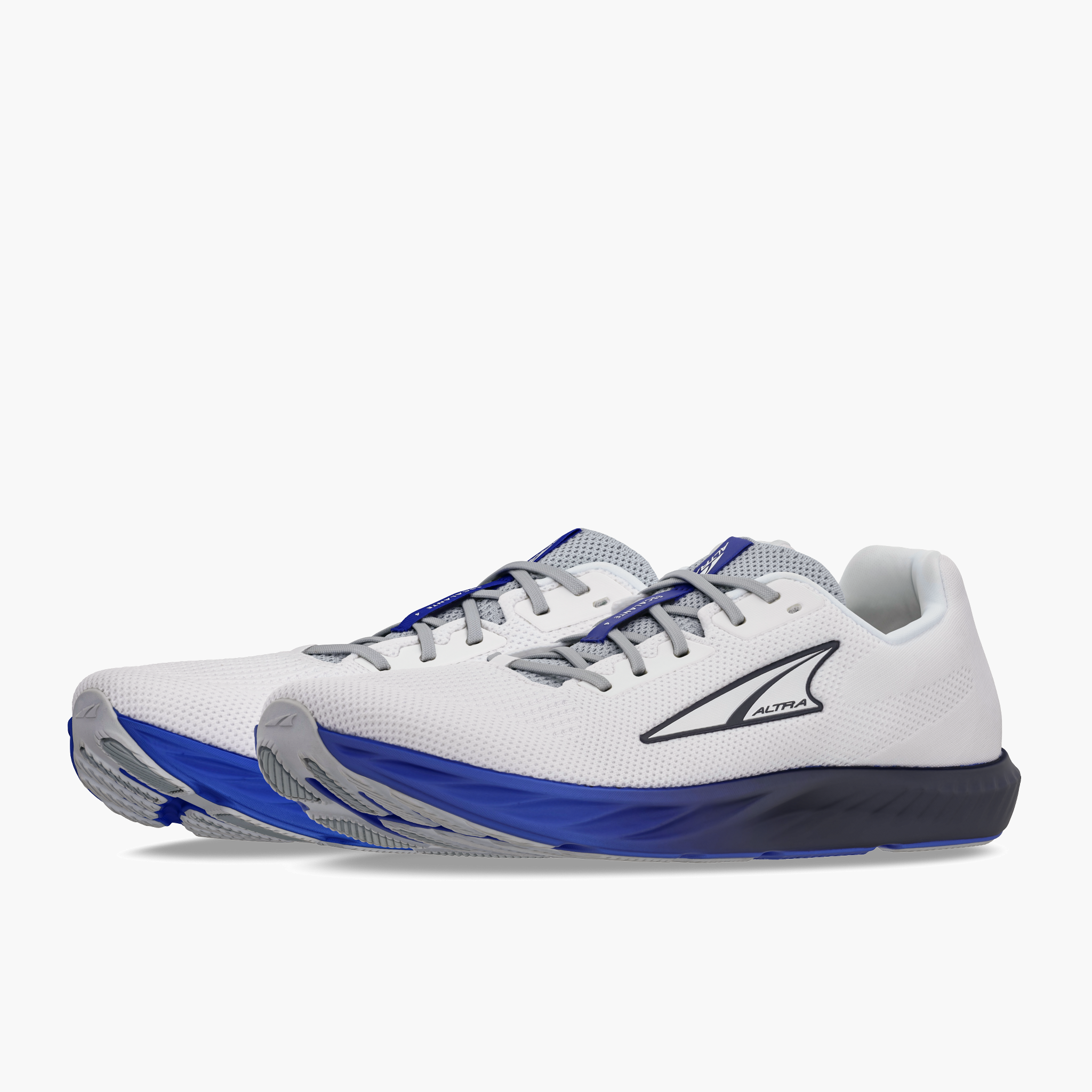 3/4 angle shot of Men's Escalante 4 in White / Blue