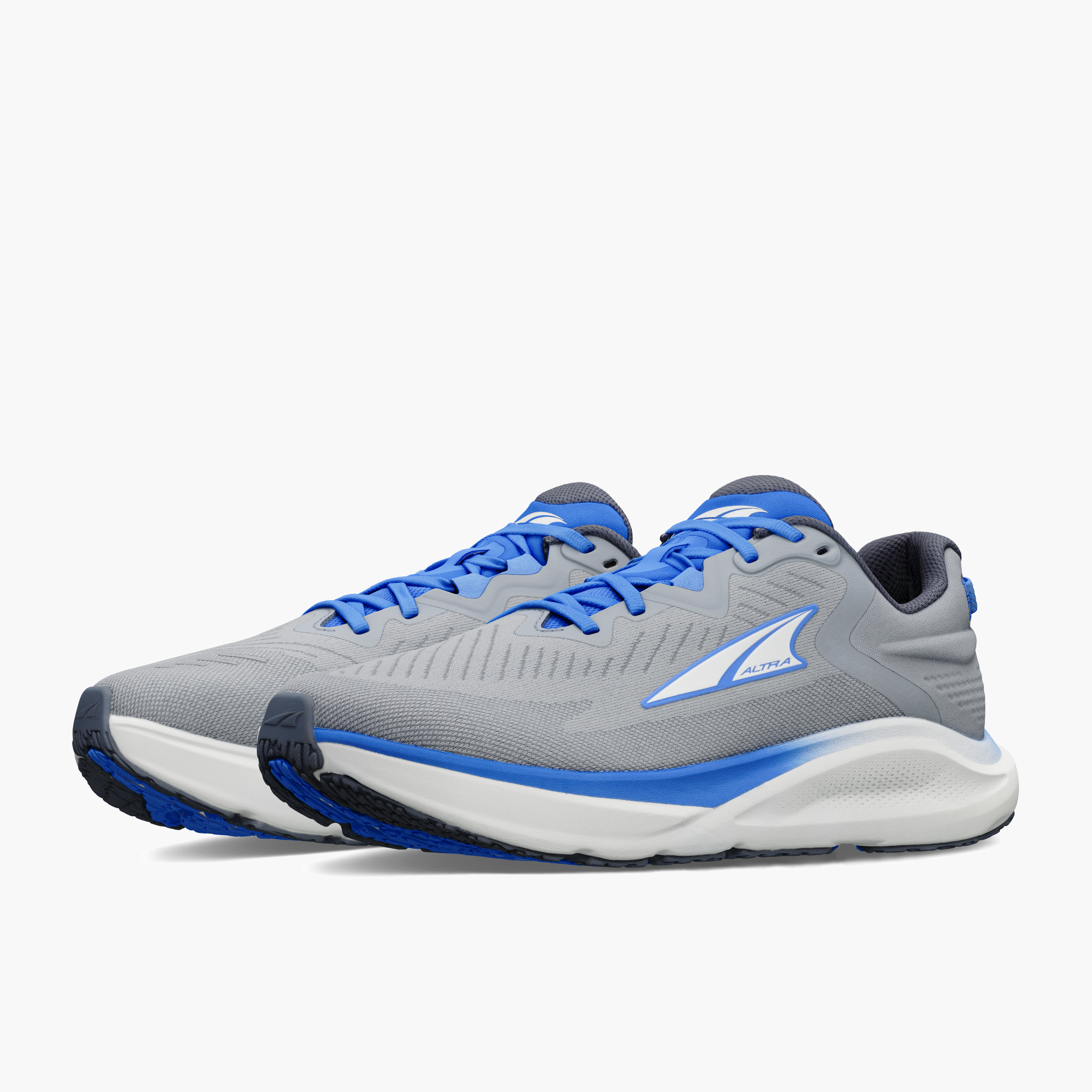 3/4 angle shot of Men's Paradigm 8 in Blue / Gray