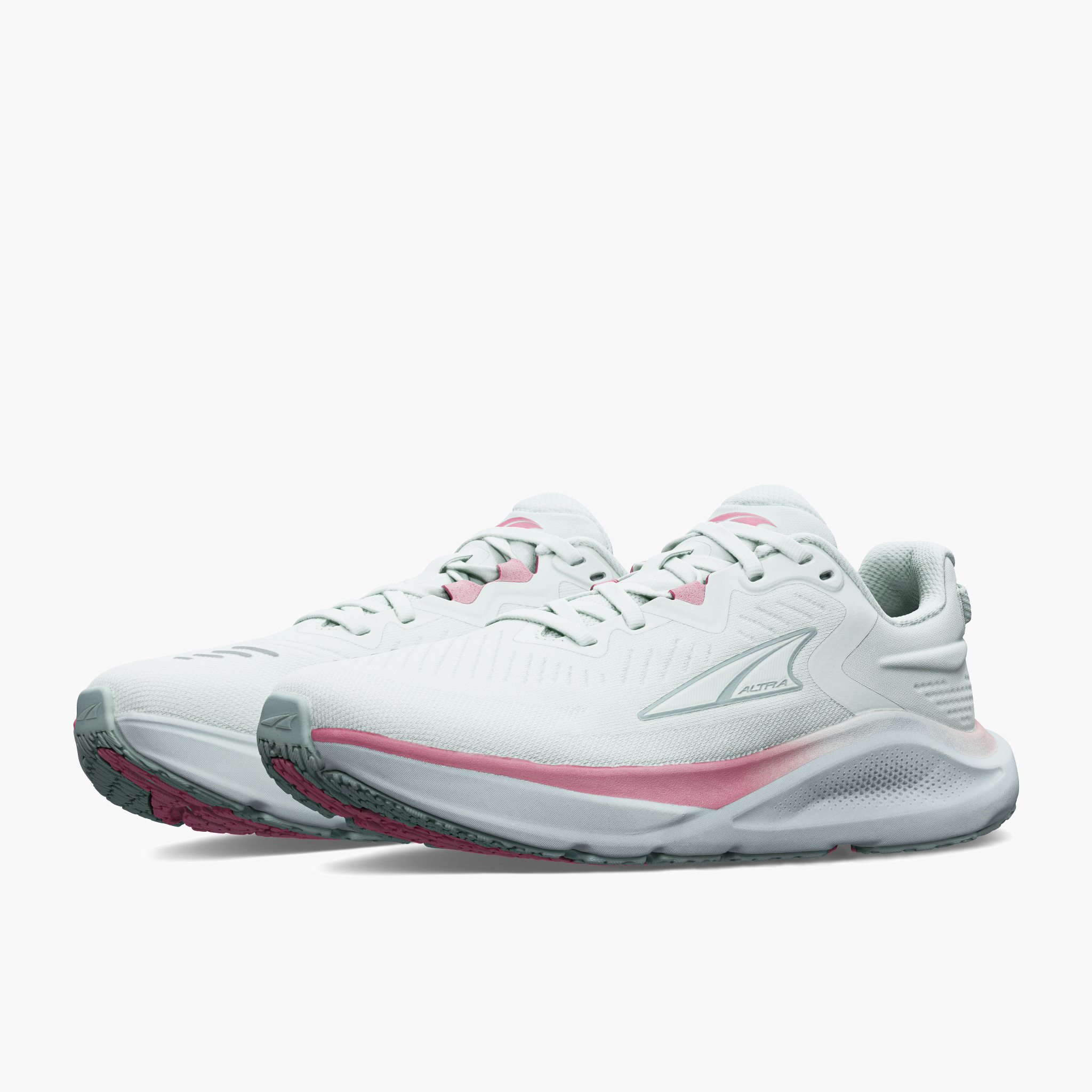 3/4 angle shot of Women's Paradigm 8 in Gray / Magenta