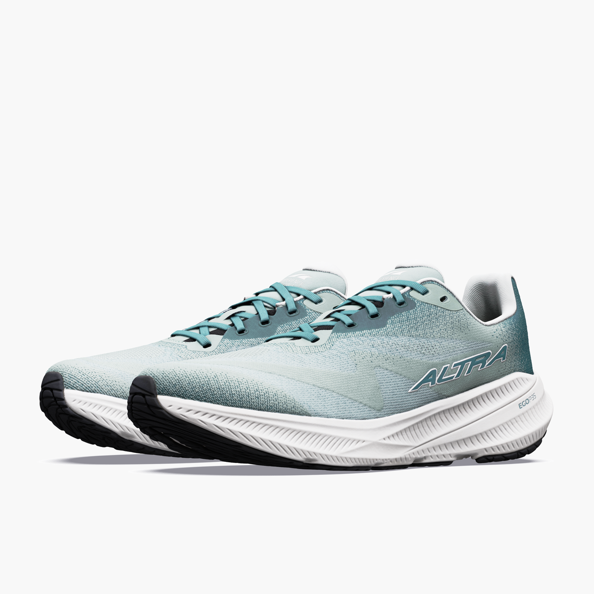 3/4 angle shot of Men's Experience Flow 3 in Green Milieu / Seapine / Vg