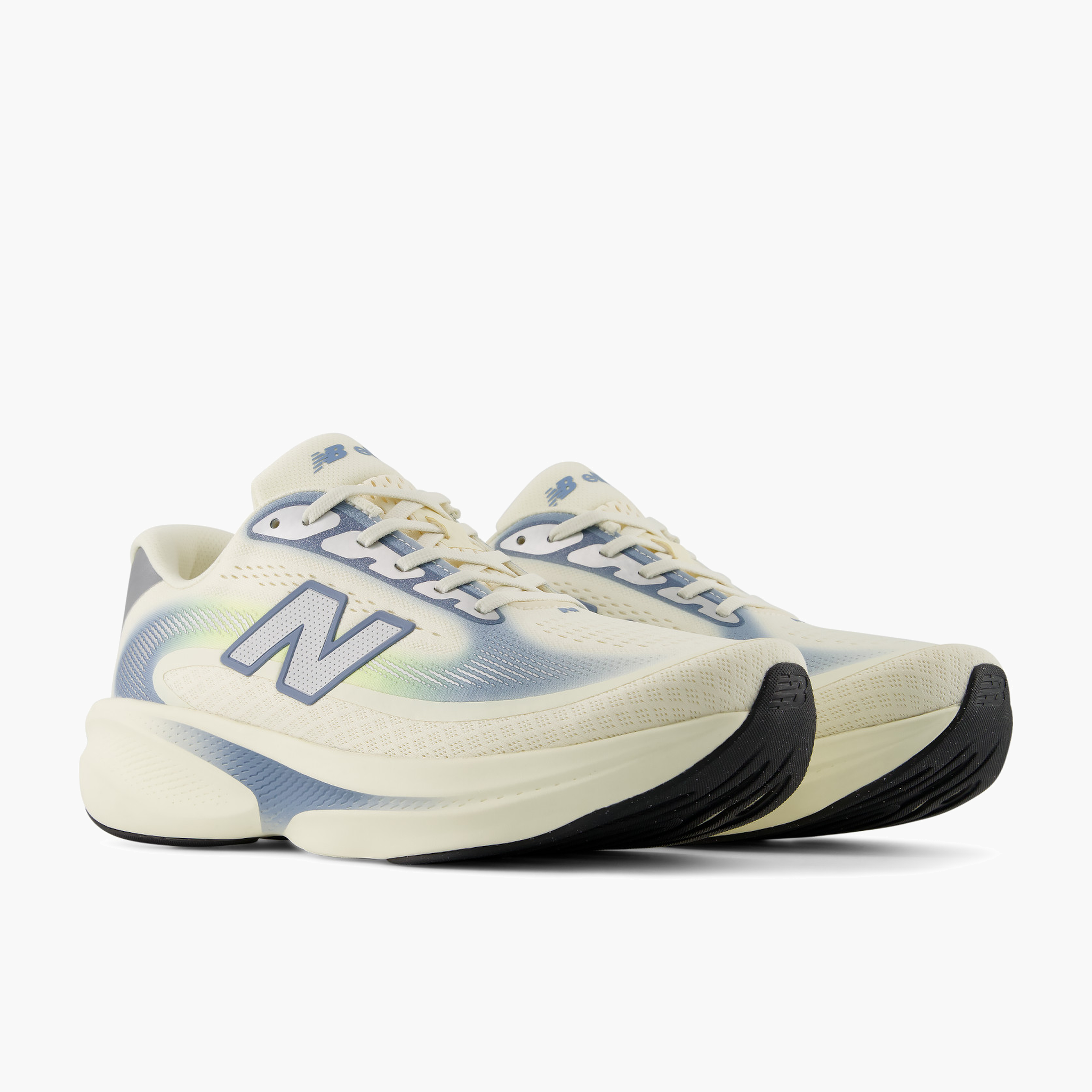 3/4 angle shot of Men's Ellipse v1 in Angora / Zincblue