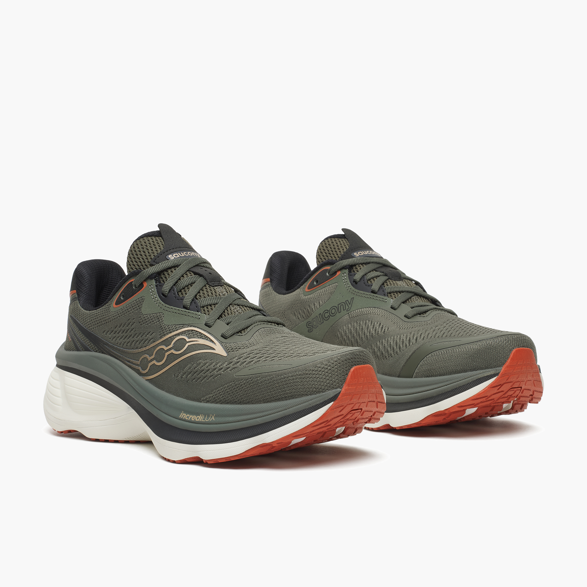 3/4 angle shot of Men's Hurricane 26 in Fatigue / Blac