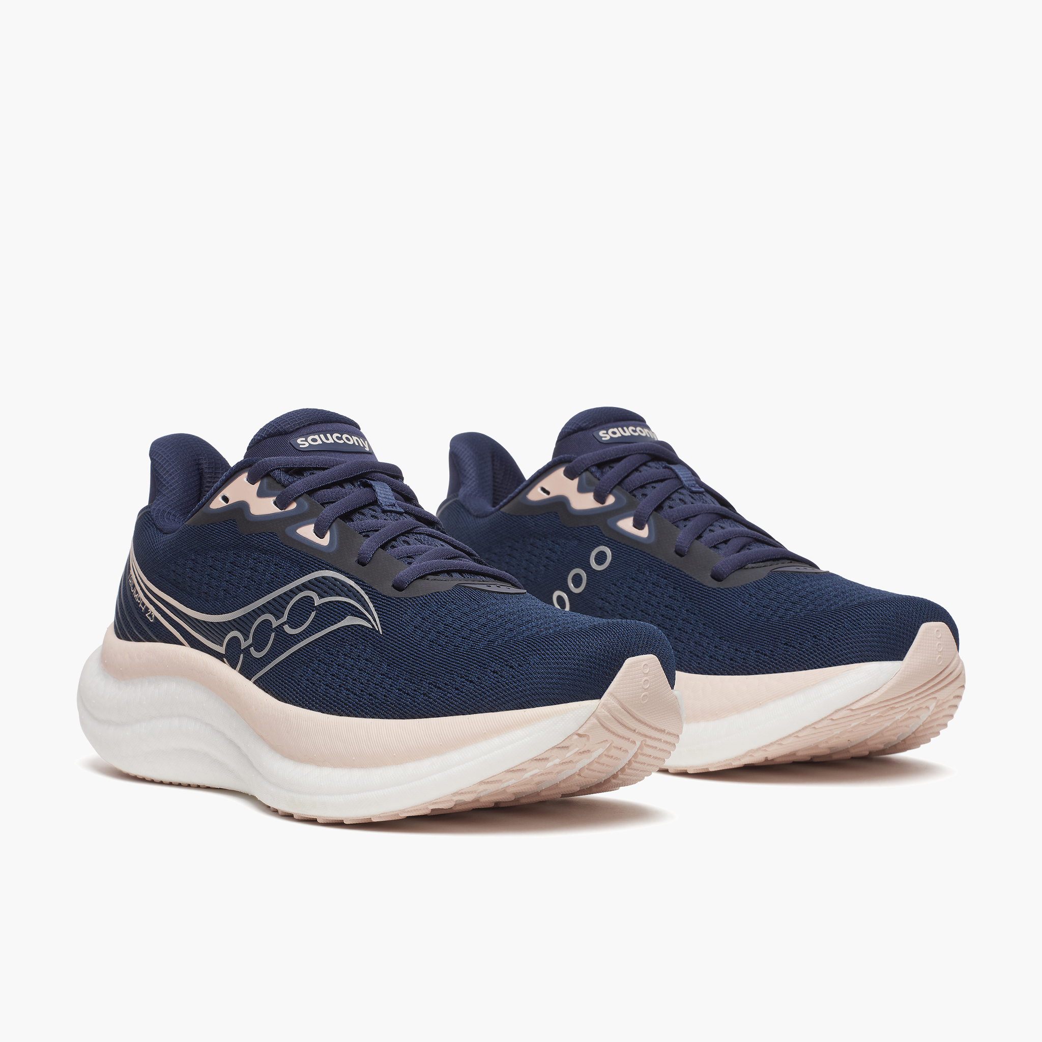 3/4 angle shot of Women's Triumph 23 in Navy / Cameo
