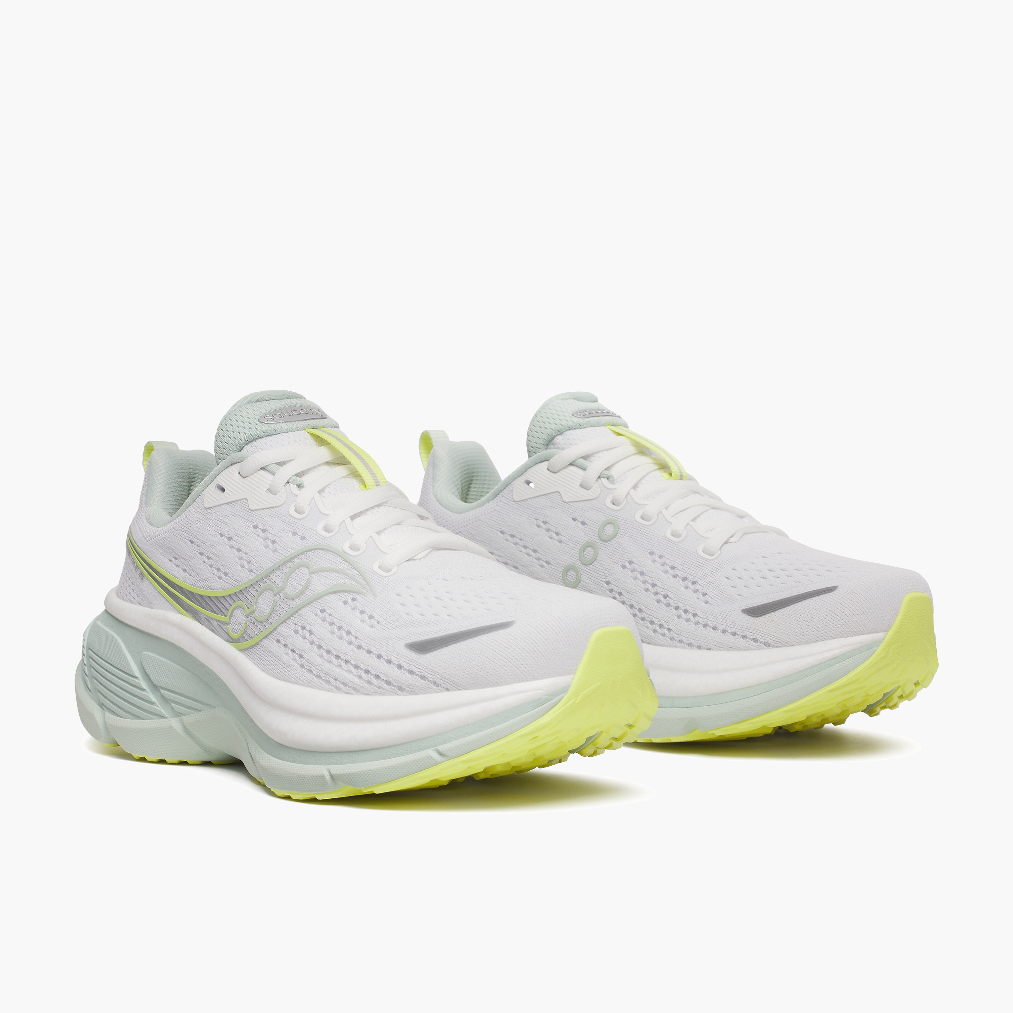 3/4 angle shot of Women's Hurricane 25 in White / Mist