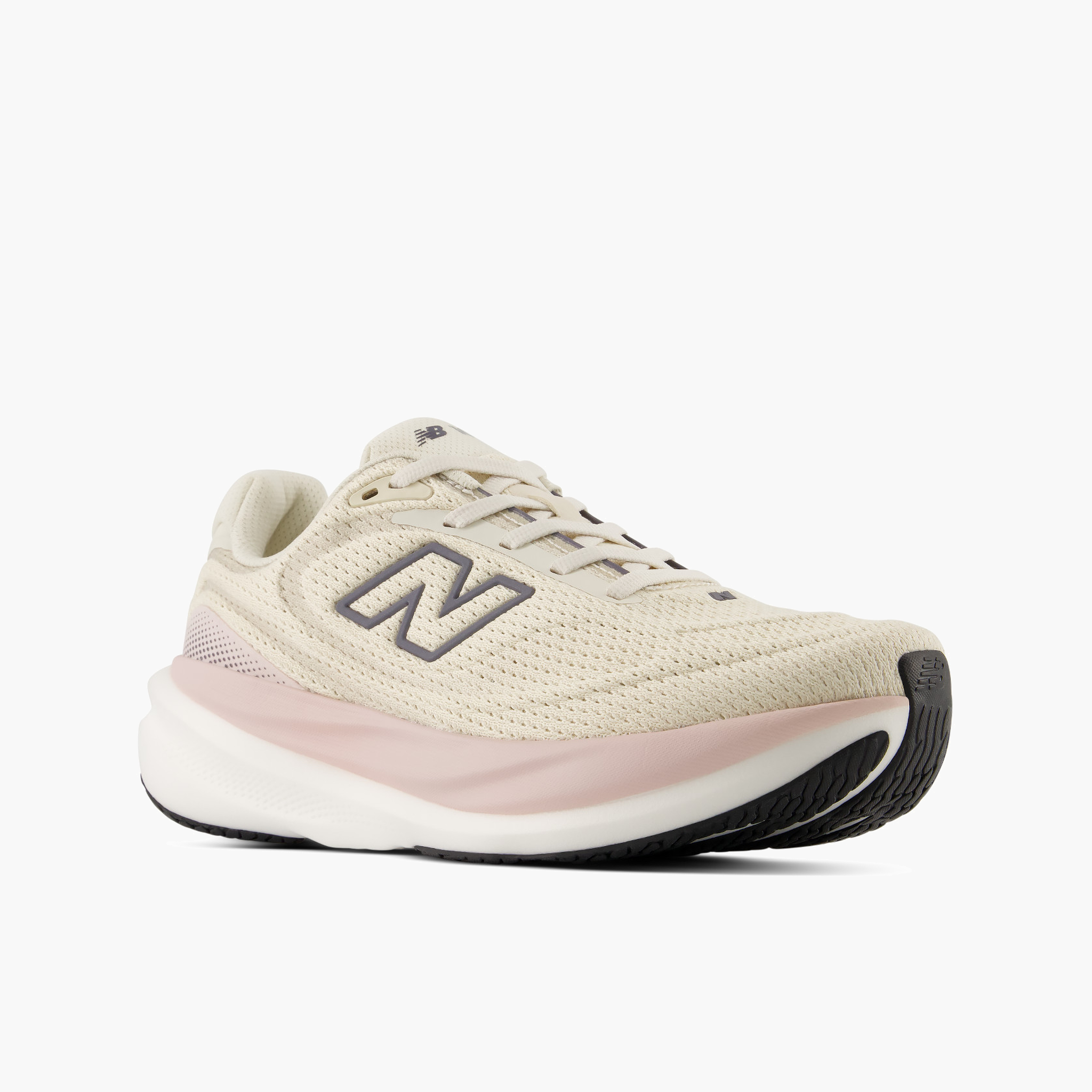 3/4 angle shot of Women's 1080 v15 in Timberwolf / Neptunegrey