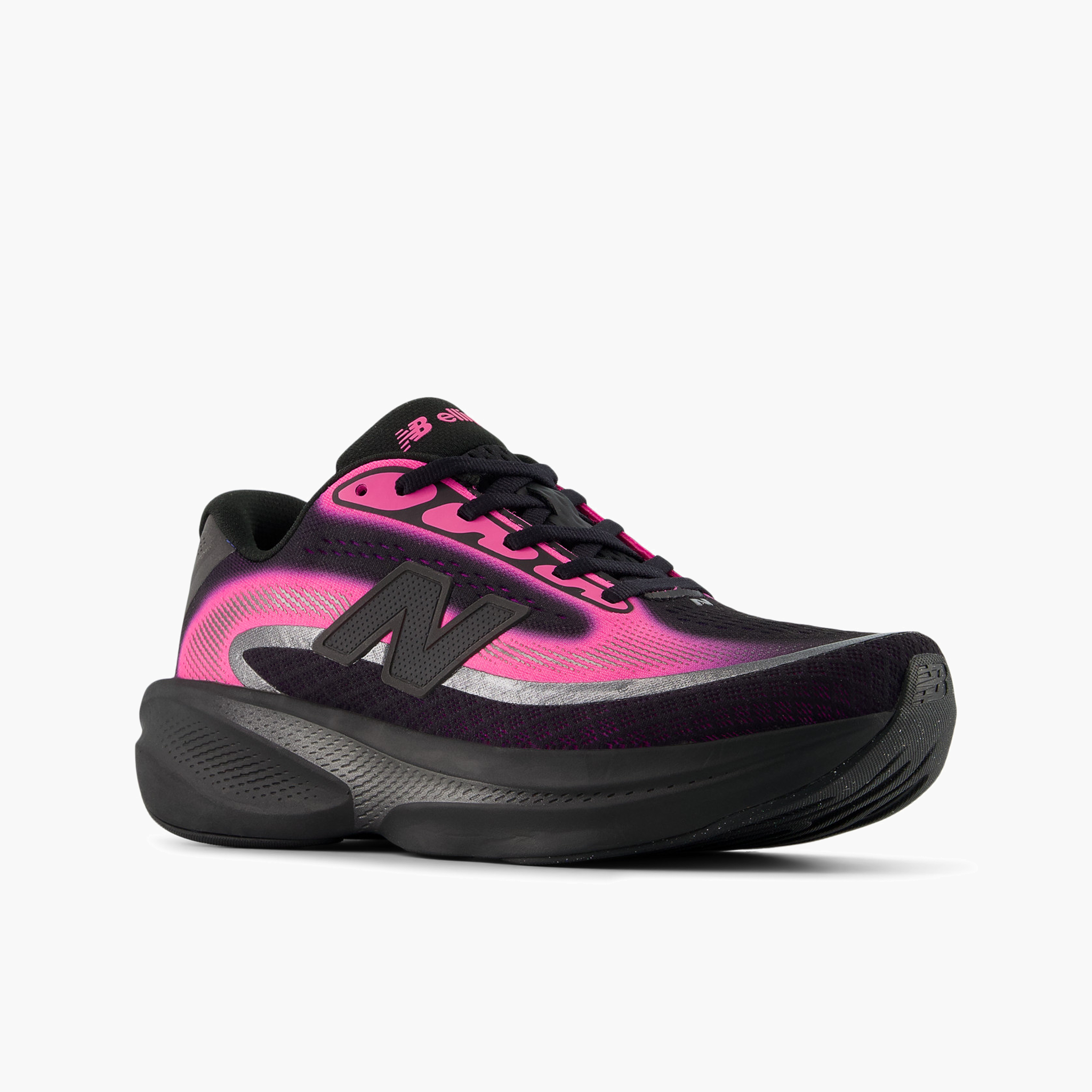 3/4 angle shot of Women's Ellipse v1 in Pinkheat / Black / Blackmetallic