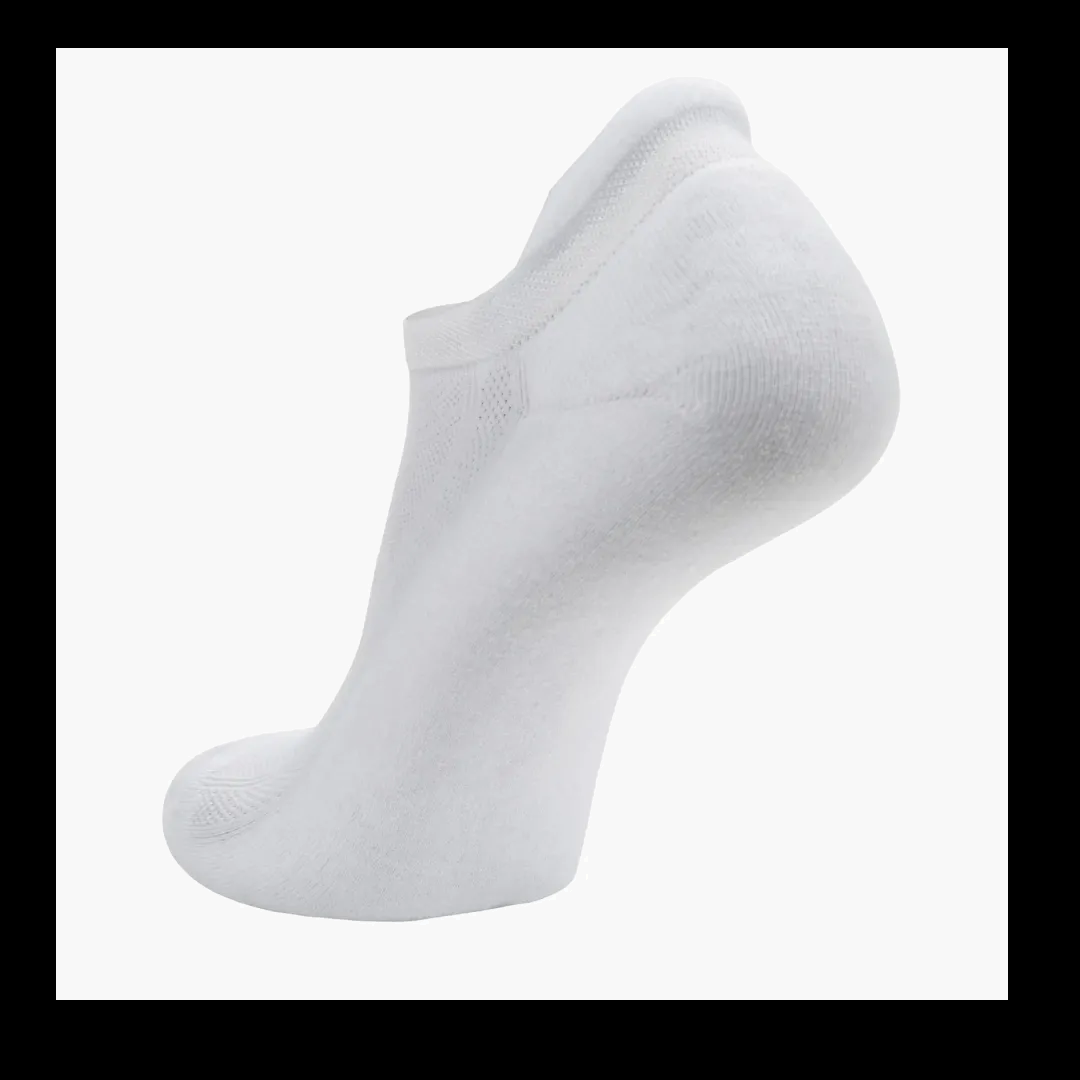 Hidden Comfort No Show Socks in White - 4