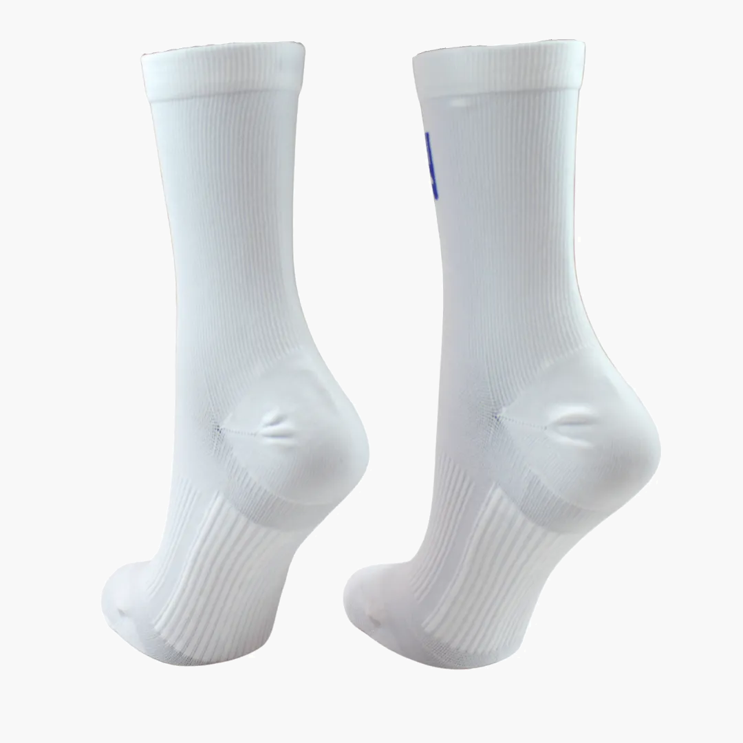 Mill City Crew Socks in White - 4