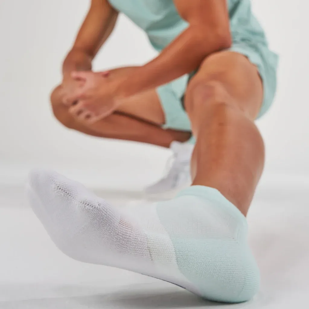Elite Light Cushion No-Show Socks in Supine Sage - 4