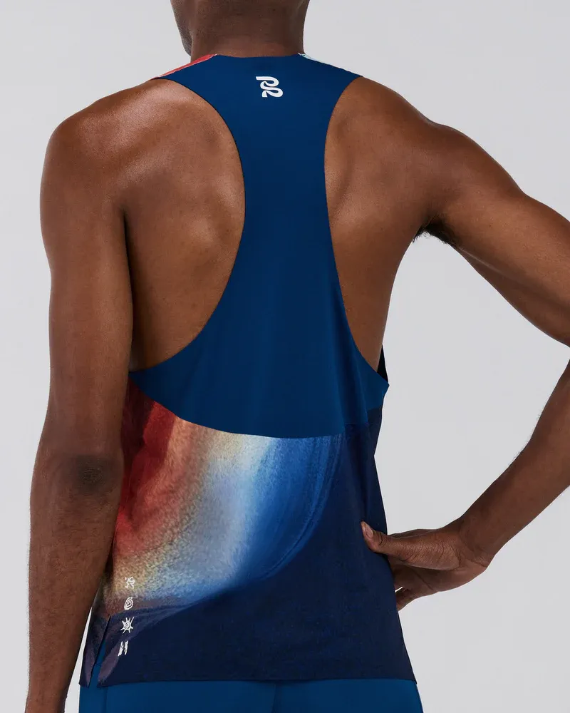 Men s Specter Race Singlet in Thermal Field Rusted Apricot - 4