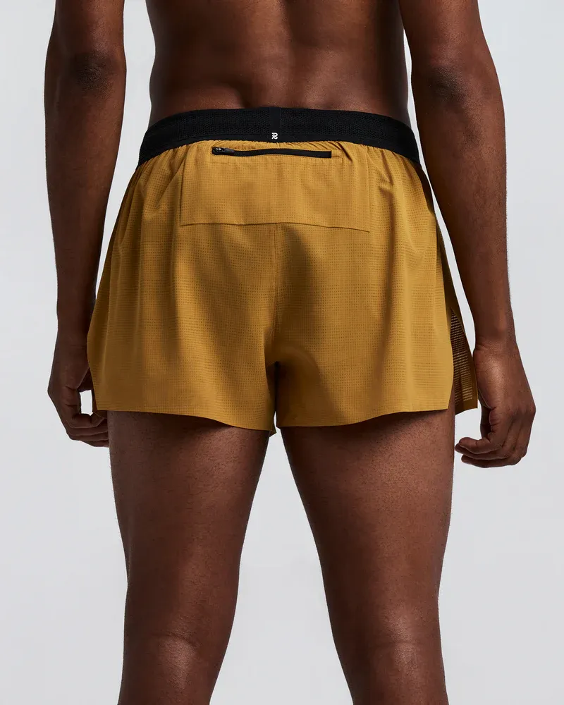 Men s CoolGrid Split Shorts 3 in Copal - 4