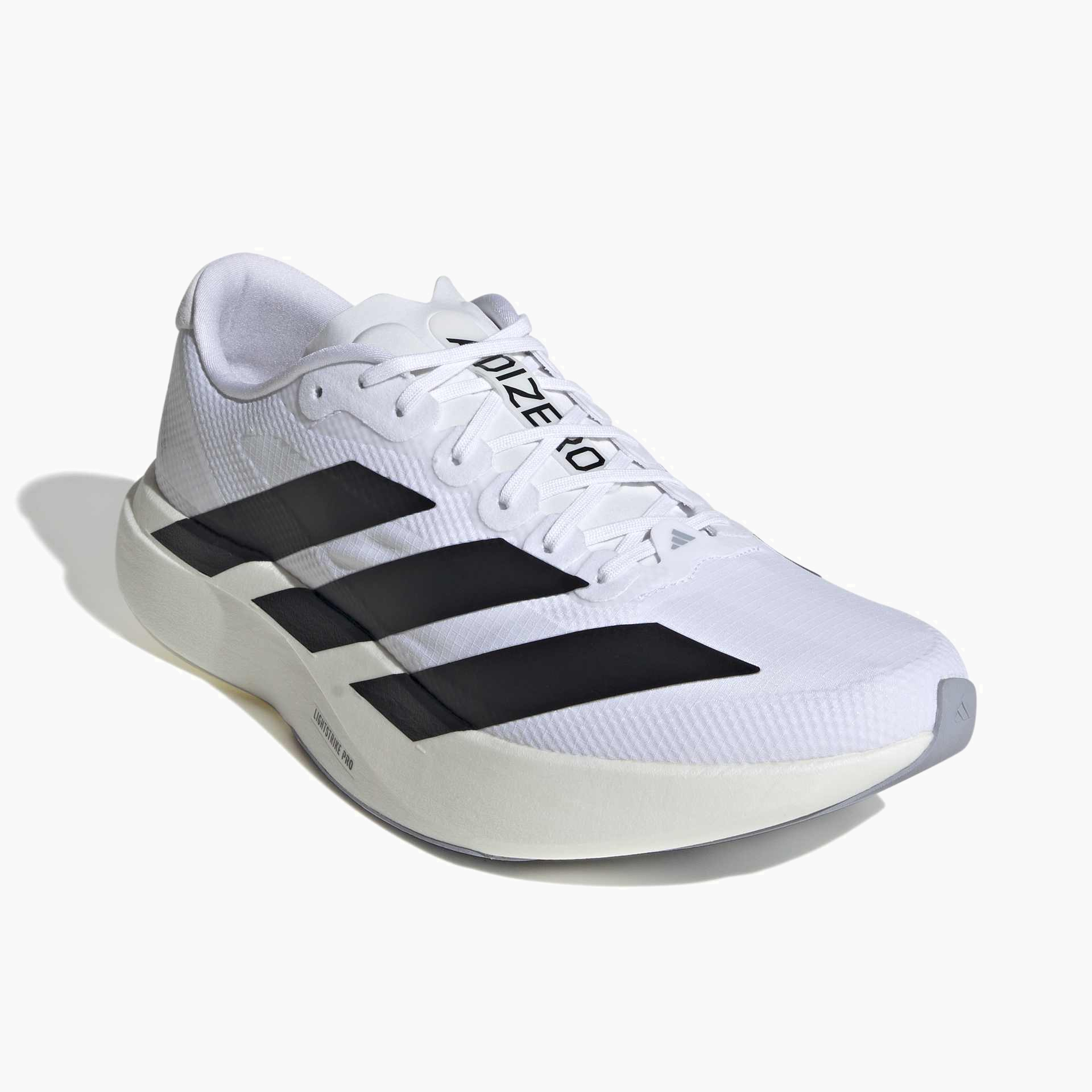 Top front angle shot of Men's Evo SL Woven in Ftwwht / Cblack / Dshgry