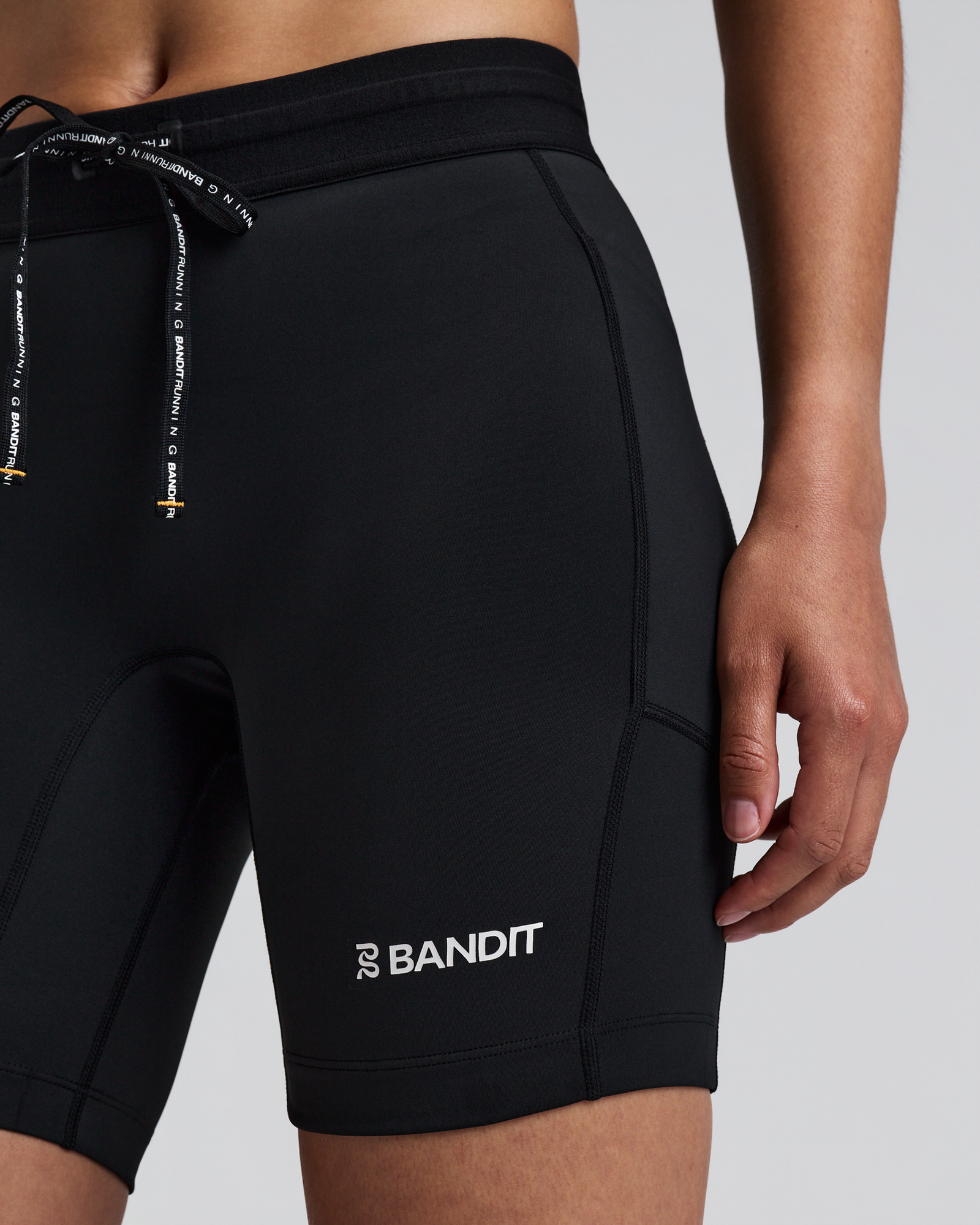 Smooth seam construction on the Bandit Stamina 7-inch compression short