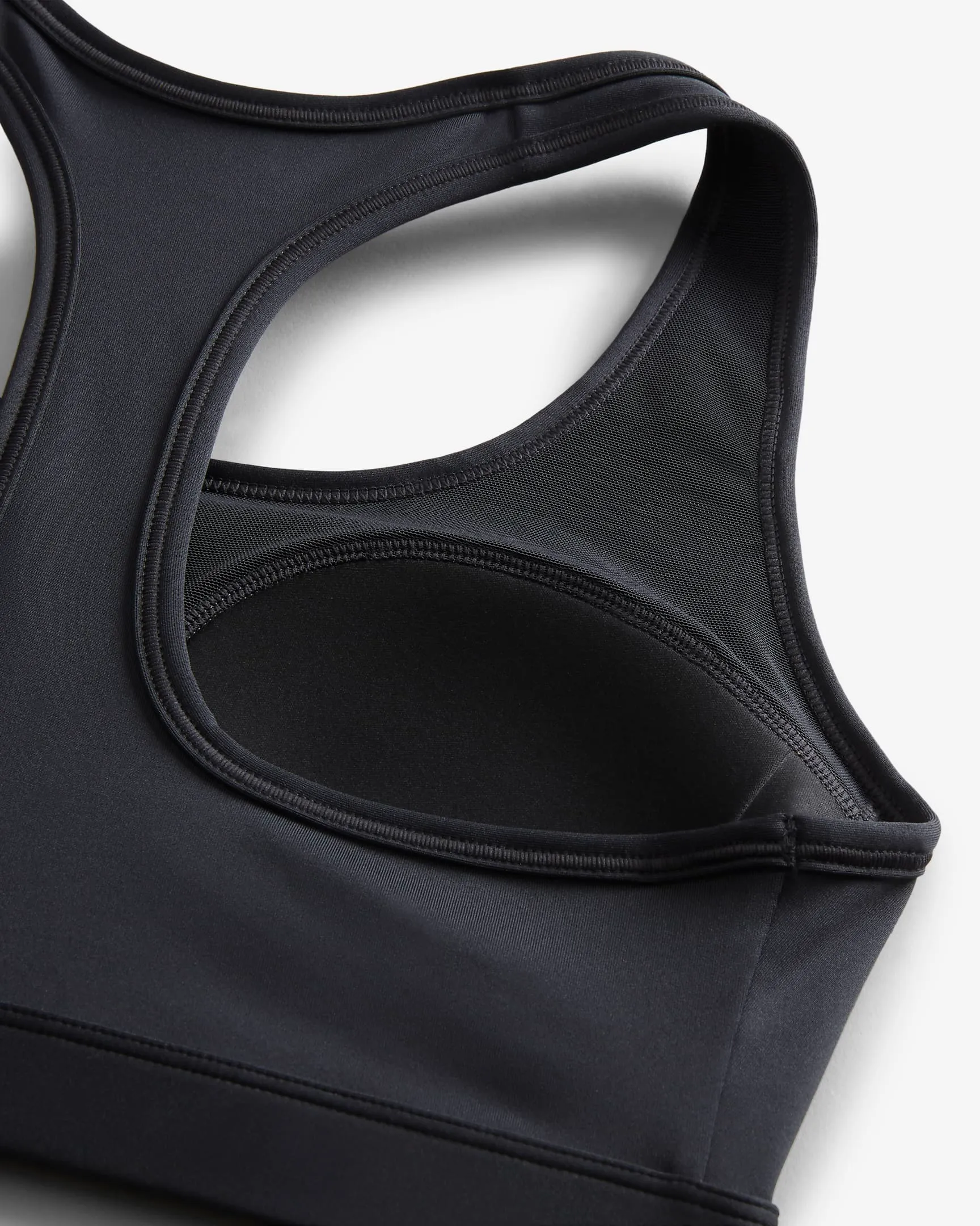 Swoosh Medium Support Bra in Black - 5