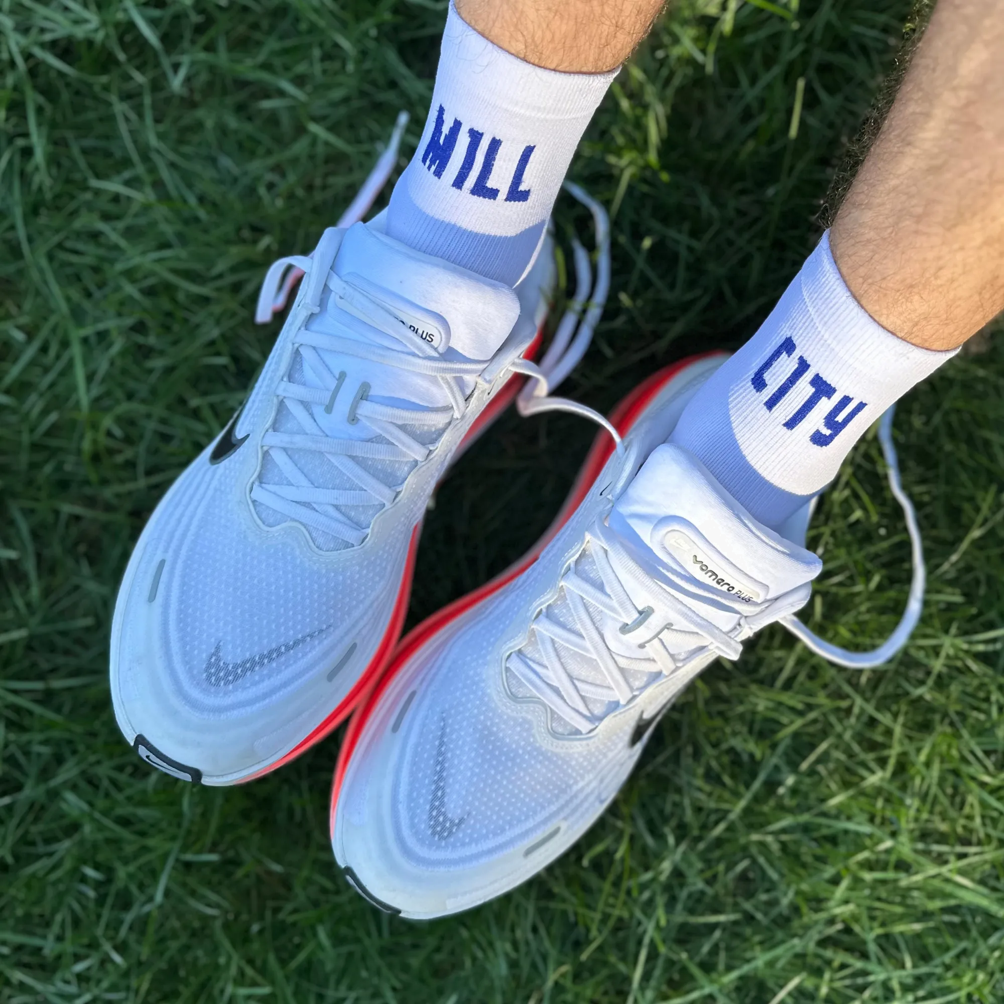 Mill City Crew Socks in White - 5