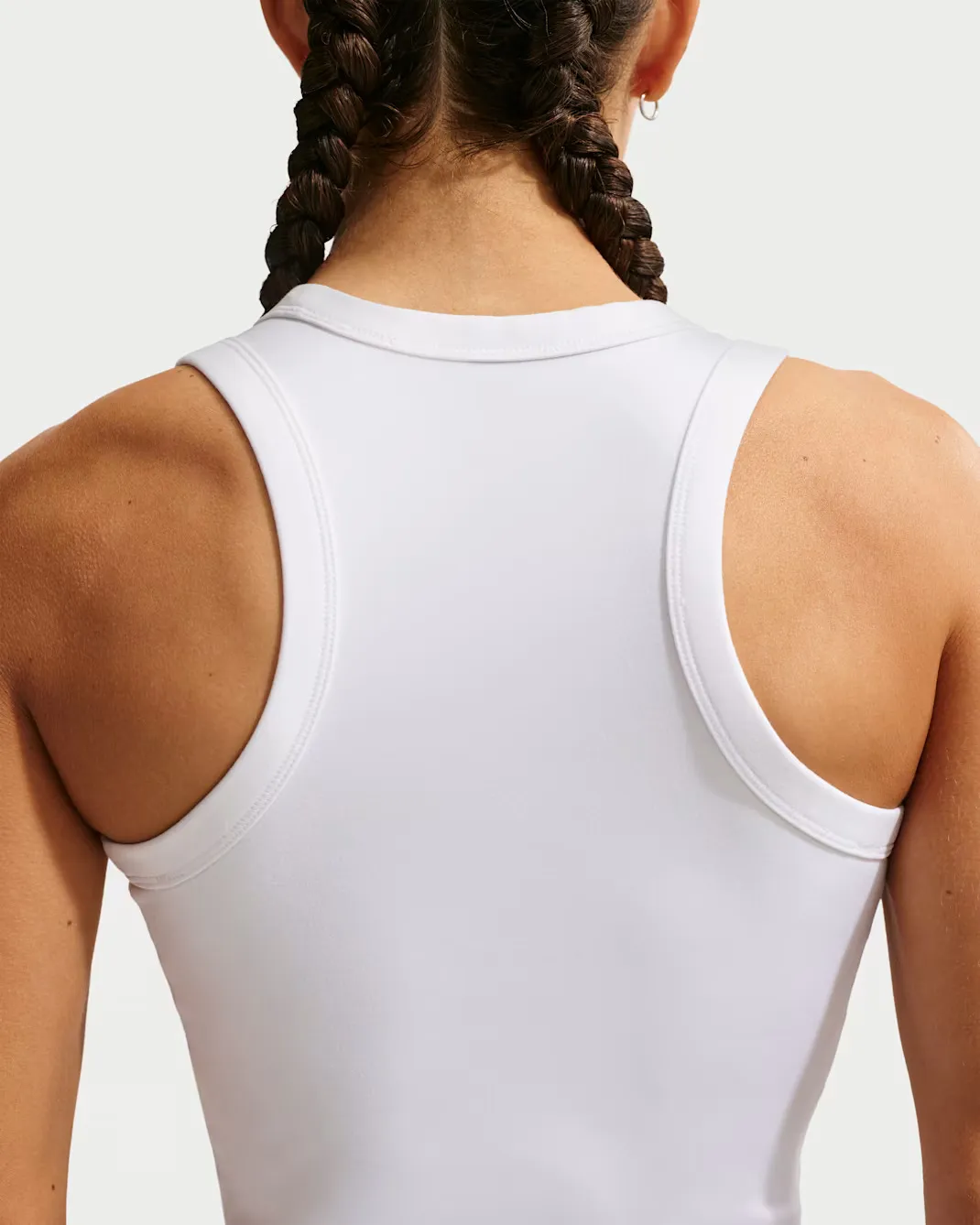 Women s One Fitted Tank Top in White - 5