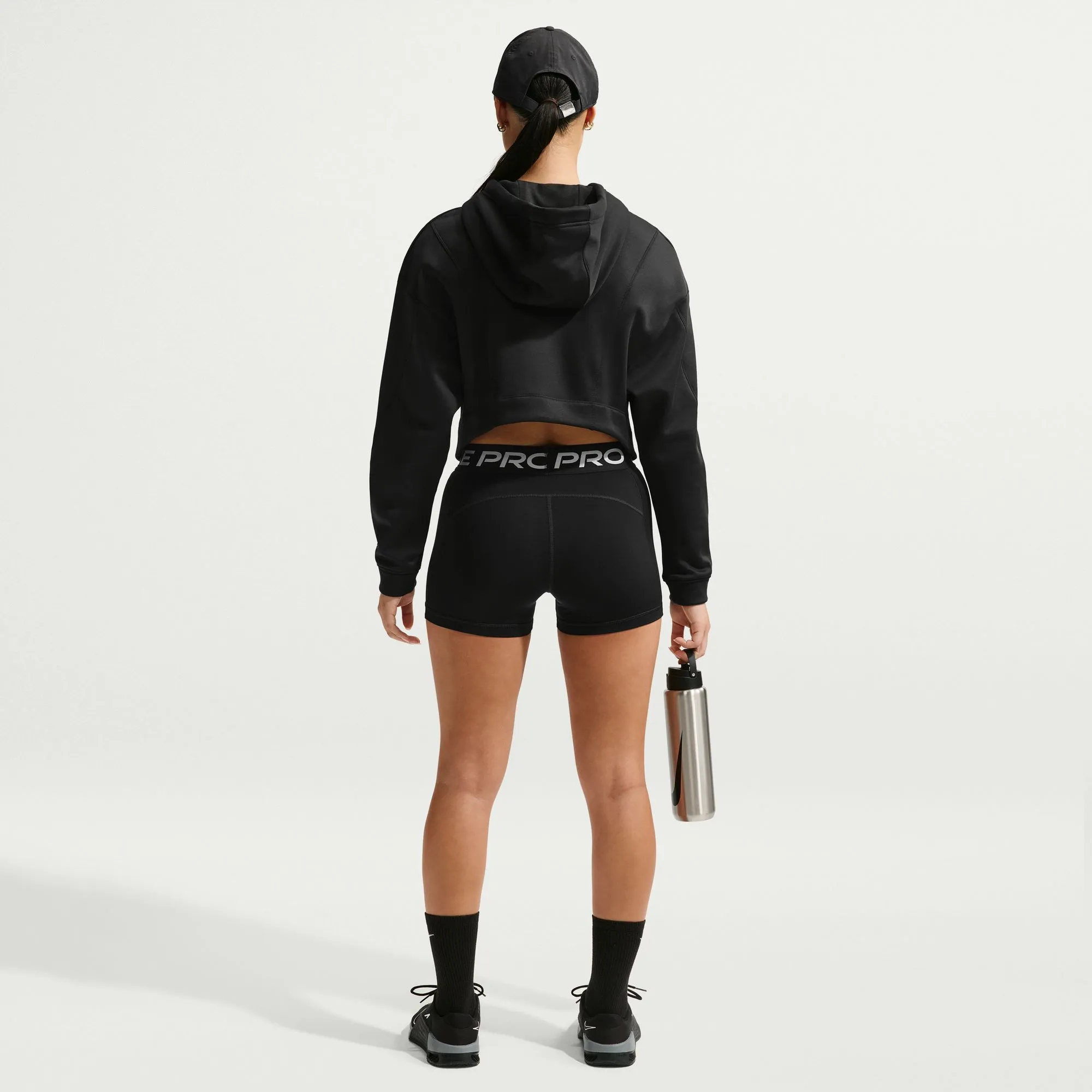 Women s Pro Shorts 3 in Black / White - 5