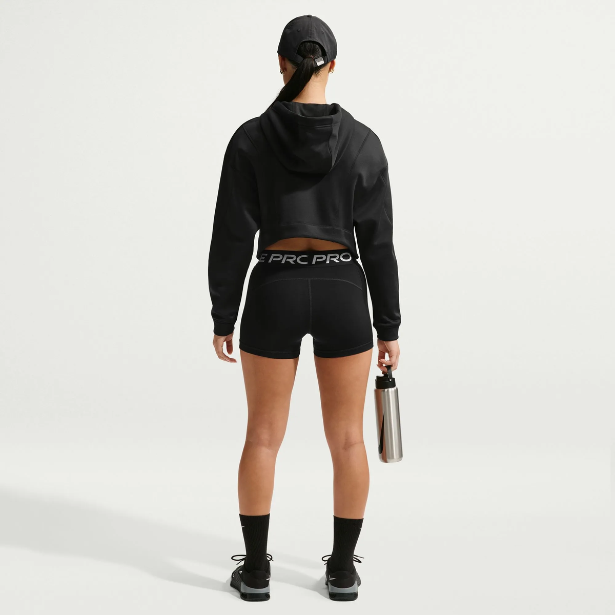 Women s Pro Shorts 3 in Black / White - 5