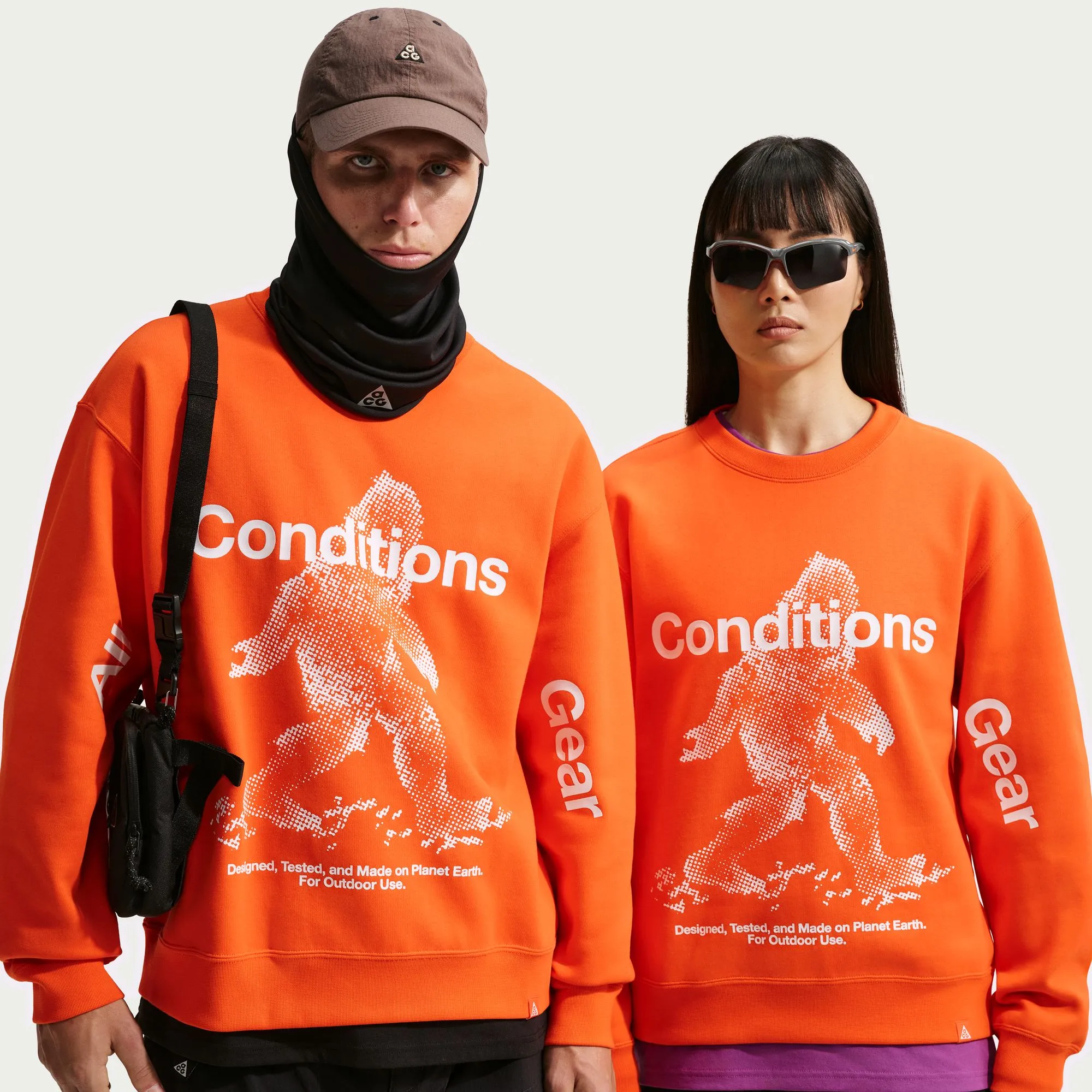 All Gender ACG Tuff Fleece Pullover in Safety Orange - 5