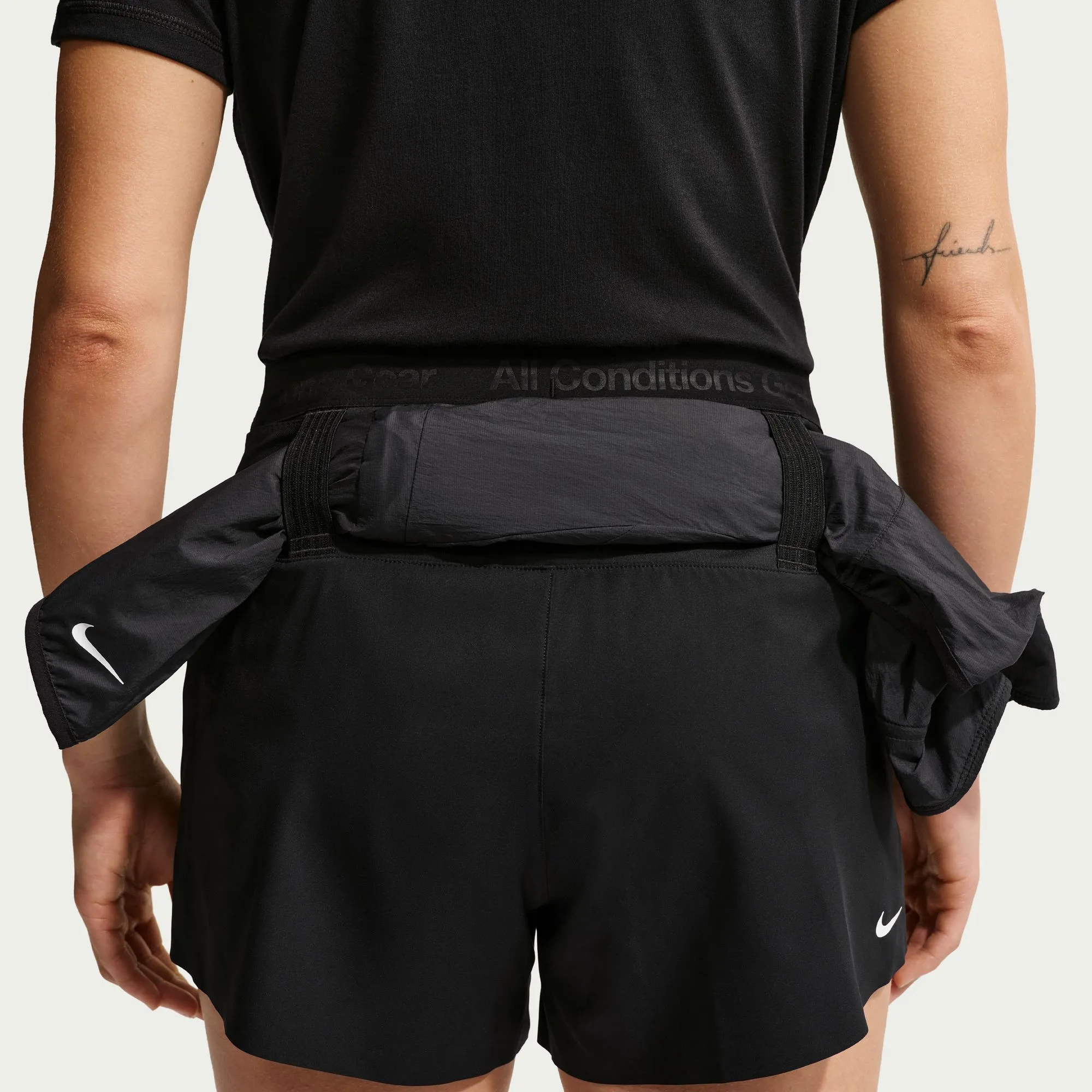 Women s ACG Mid-Rise Brief-Lined Trail Shorts 4 in Black - 5