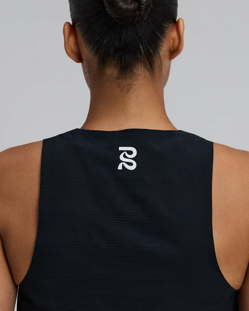 Women s CoolGrid Race Singlet in Black - 5