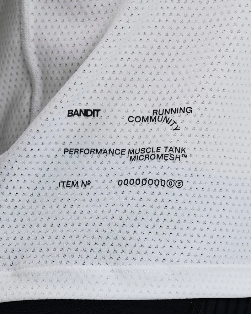 Men s Micromesh Run Tank in White - 5