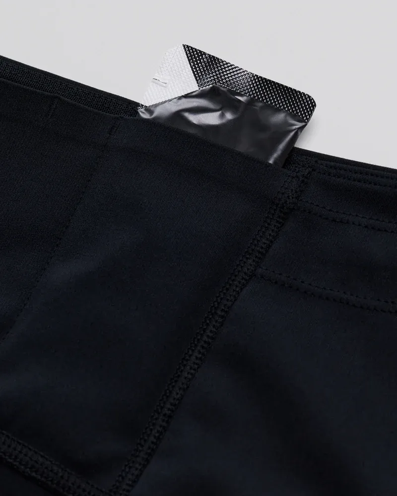 Women s Stamina-V High Waist Compression Shorts 7 in Black - 5