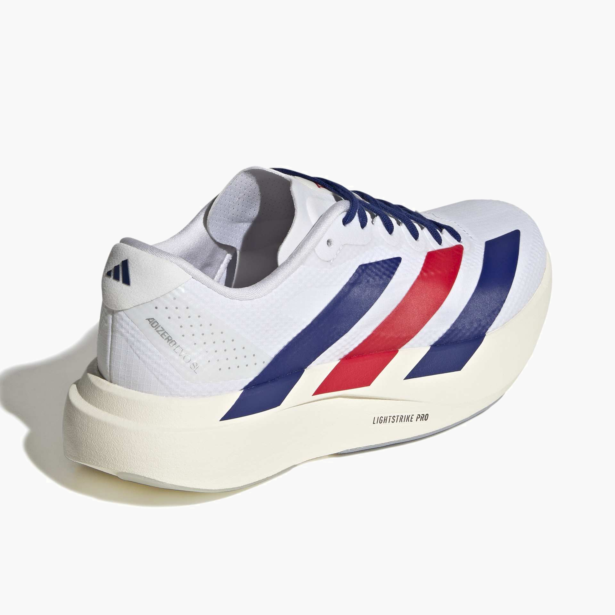Top back angle shot of Women's Evo SL Woven in Ftwwht / Mysink / Purrub