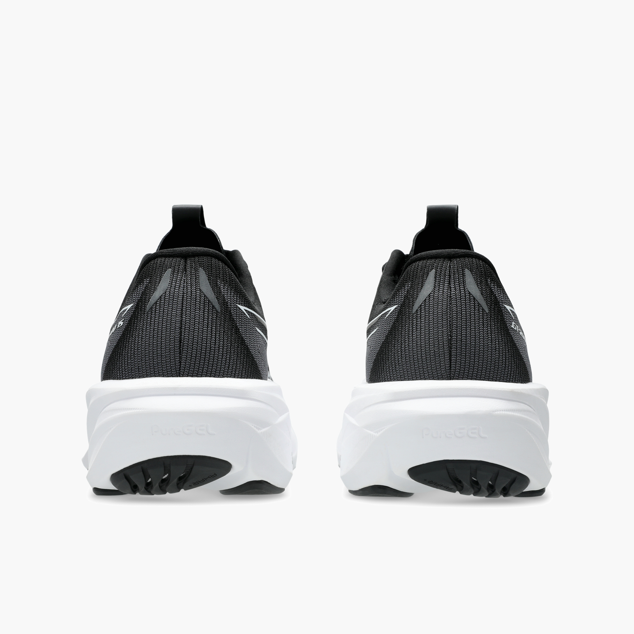 Heel angle shot of Men's GT-2000 15 in Black / White