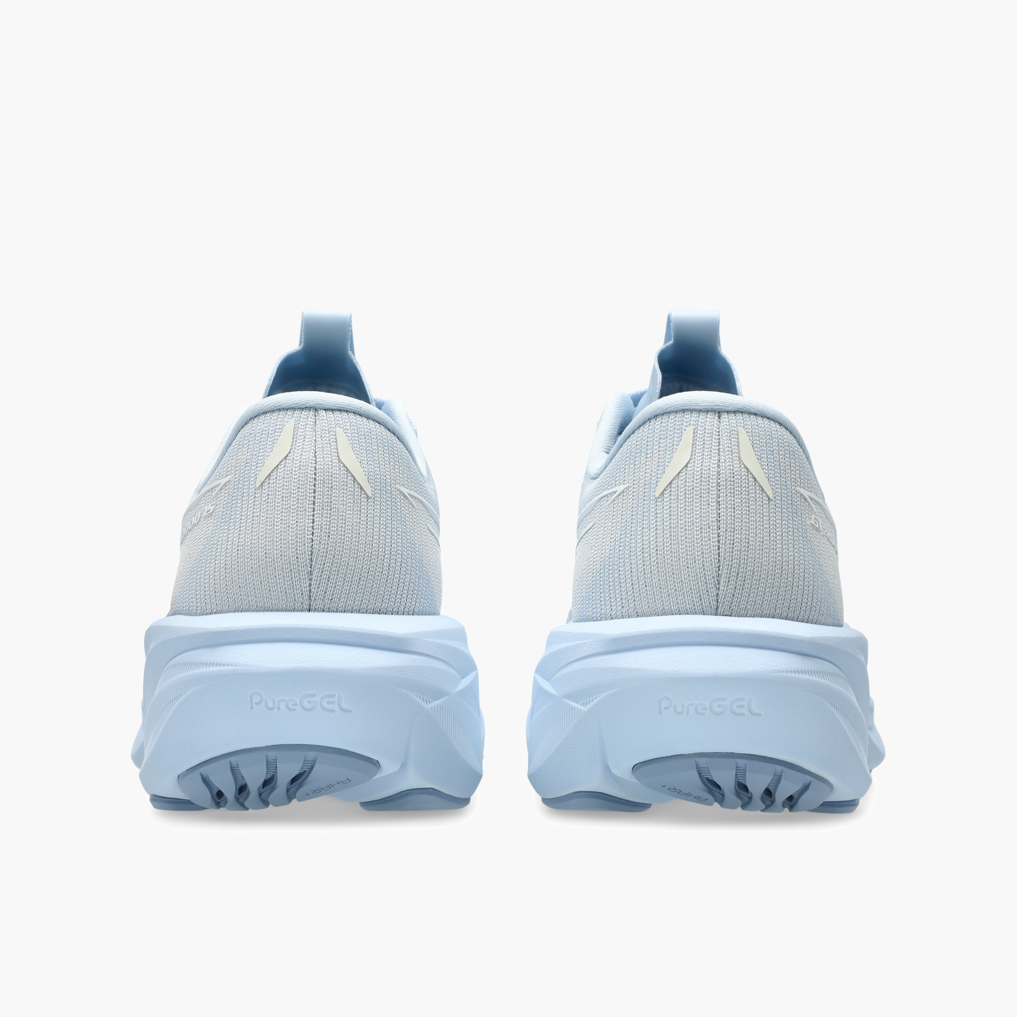 Heel angle shot of Women's GT-2000 15 in Solid Air / Cream
