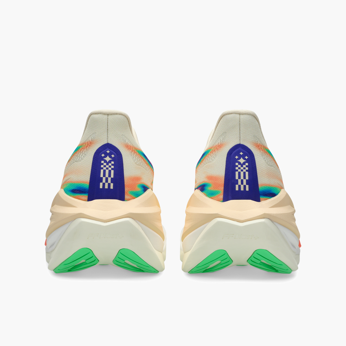 Heel angle shot of All Gender Superblast 3 in Seashell / Sun Coral