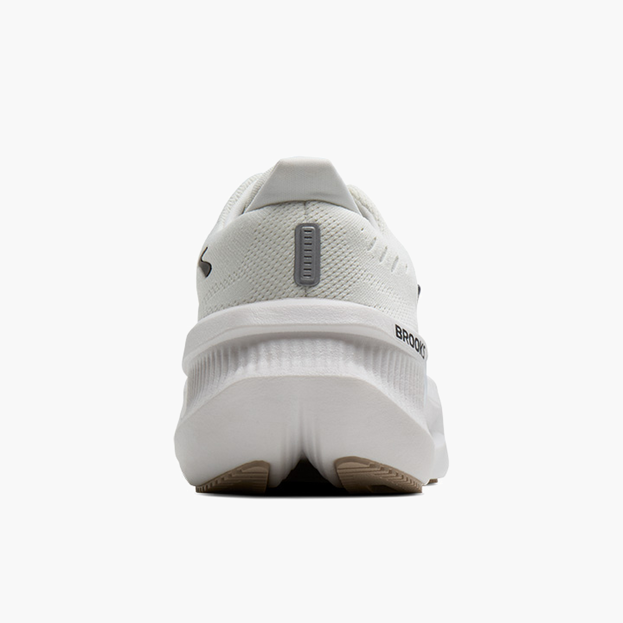 Heel angle shot of Men's Glycerin Max 2 in White / Black / Chateau Gray
